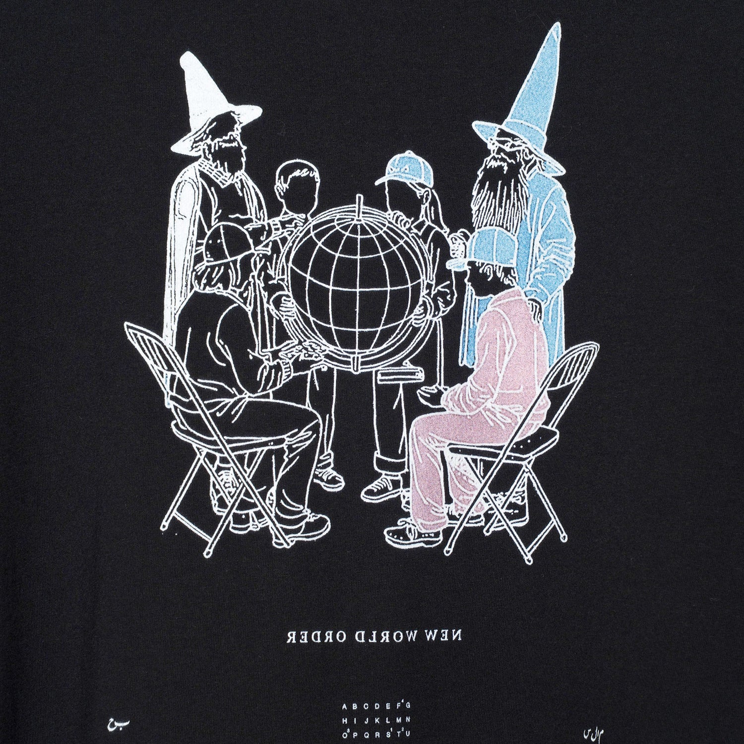 WORLD ORDER SAMUE T-SHIRT | Color_Black | No_SF26SS-26D_Black【STOF_ストフ】【入荷予定アイテム・入荷連絡可能】