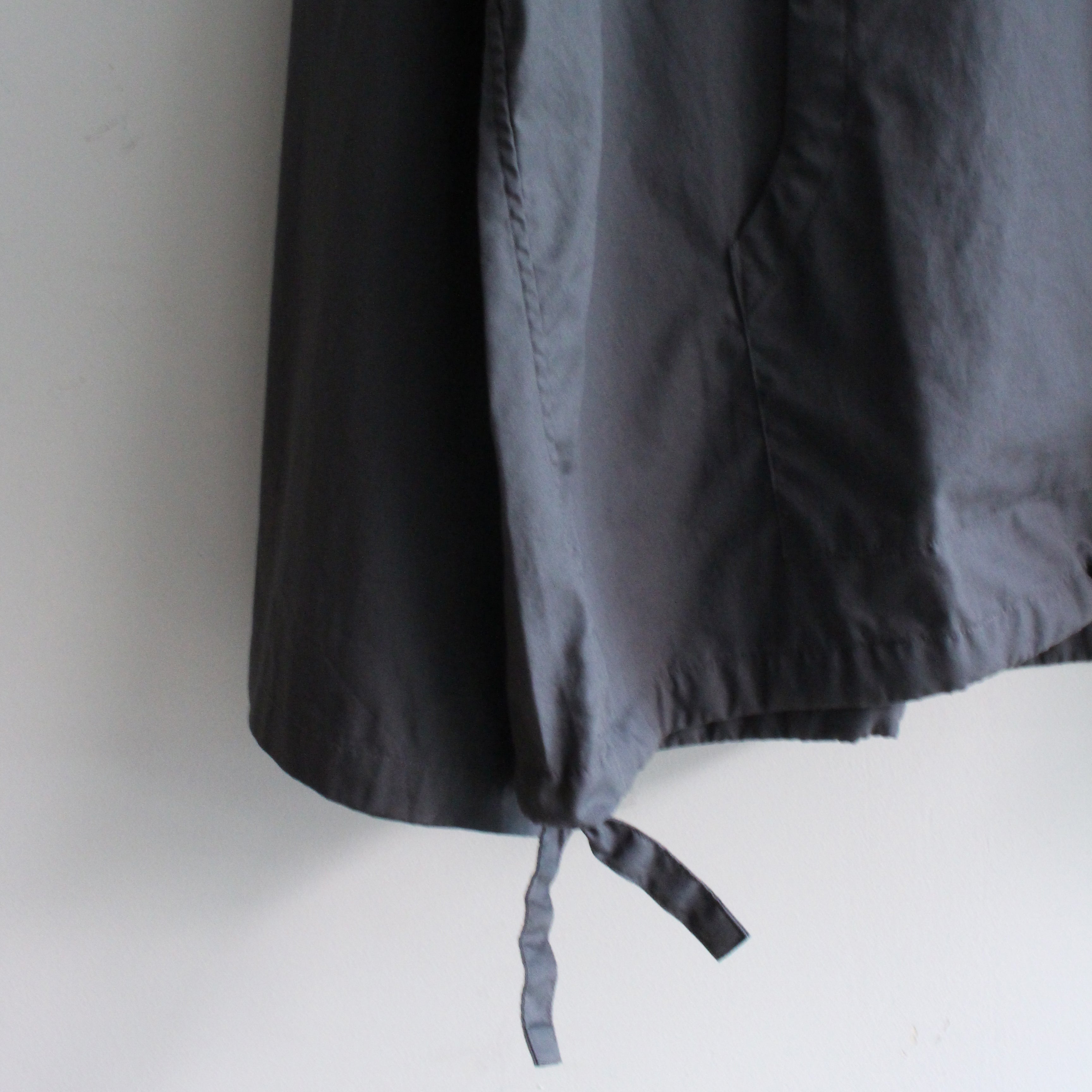 SHIRT PARKA- DYED BROAD – Grey | CATTA SHIRTS
