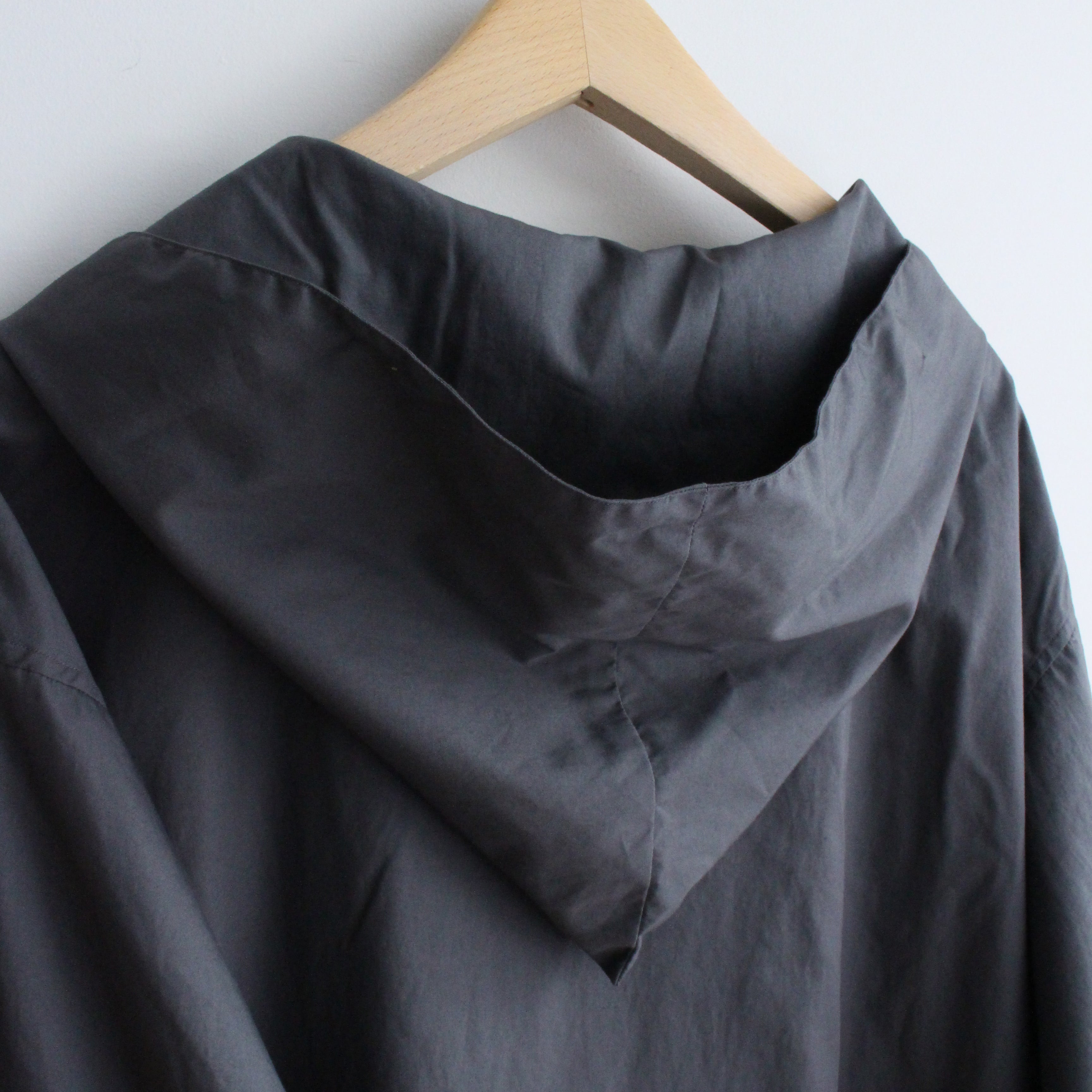 SHIRT PARKA- DYED BROAD – Grey | CATTA SHIRTS