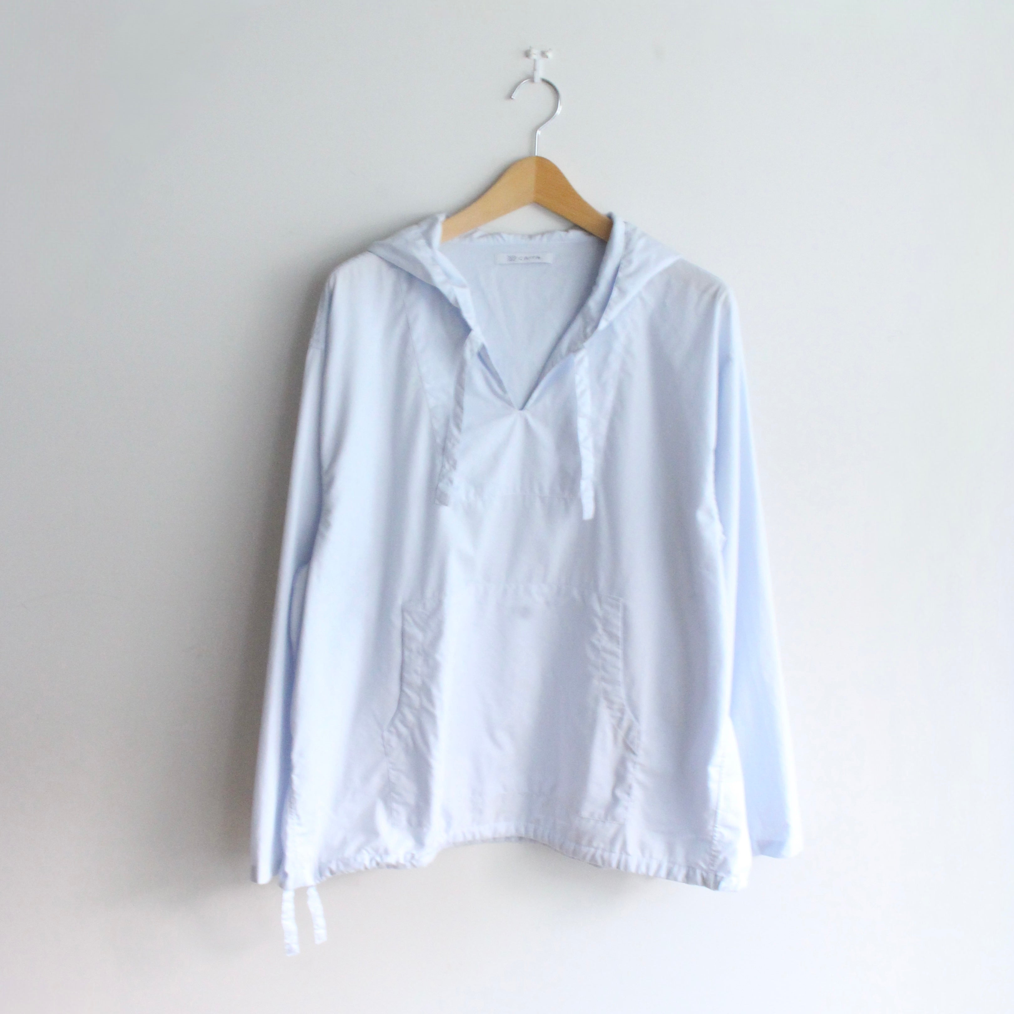 SHIRT PARKA- DYED BROAD – Blue | CATTA SHIRTS