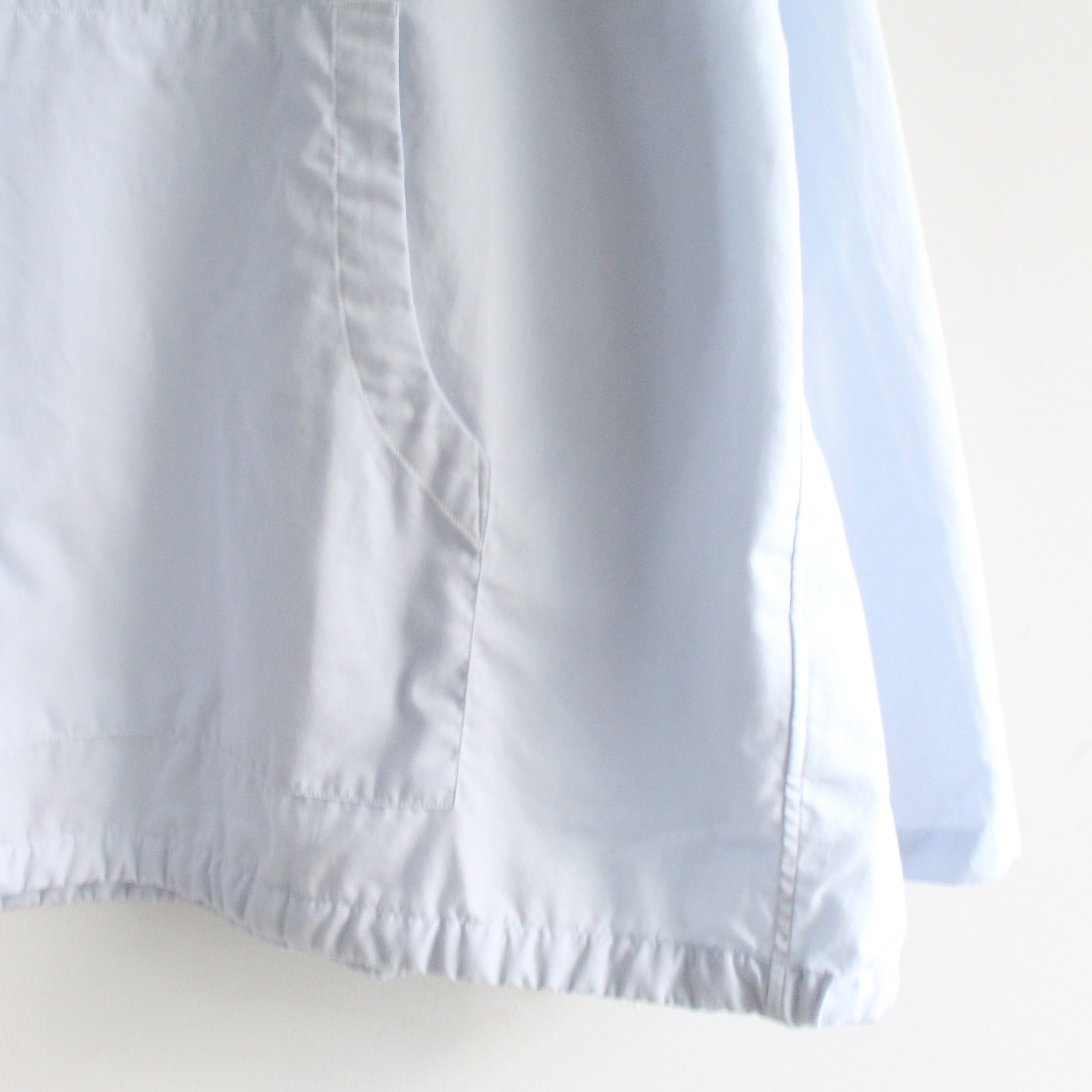 SHIRT PARKA- DYED BROAD – Blue | CATTA SHIRTS