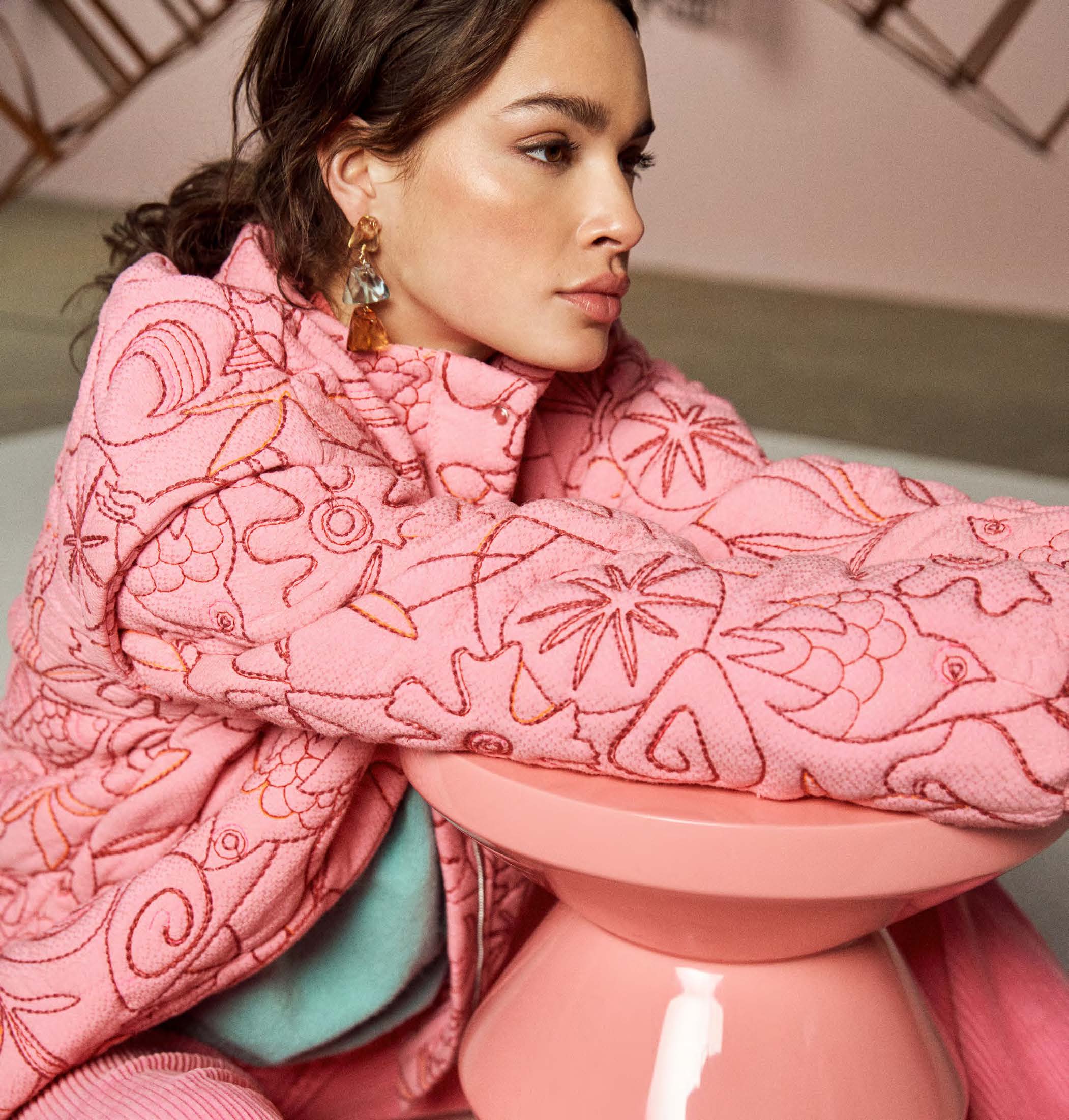 SP7383 | JACKET – Dreams French Pink | POM AMSTERDAM