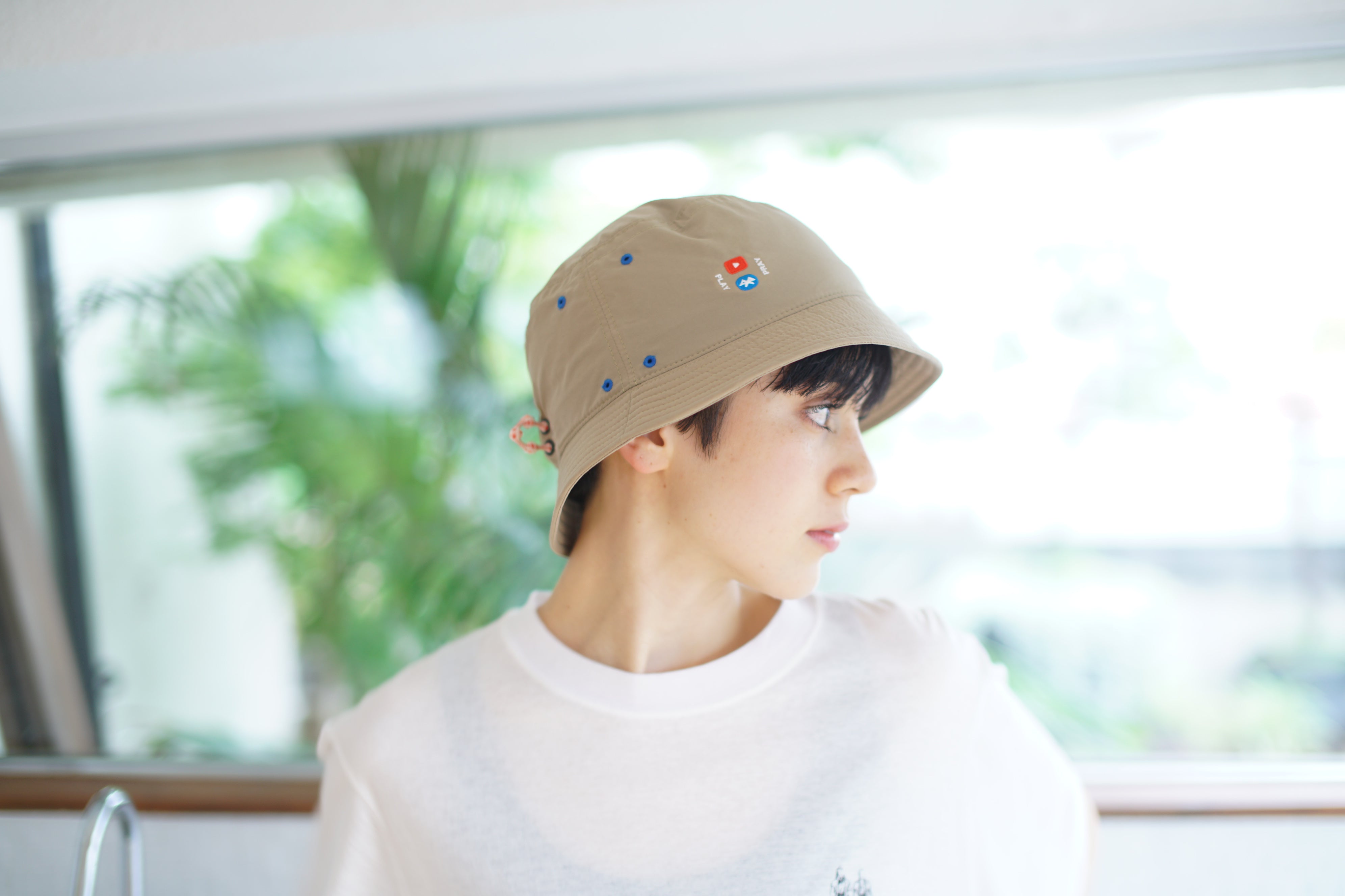 No:ST- CTP02 | Name:Caterpp Bucket Hat | Color:Black*Neon/Camel*Sakura【STOF_ストフ】