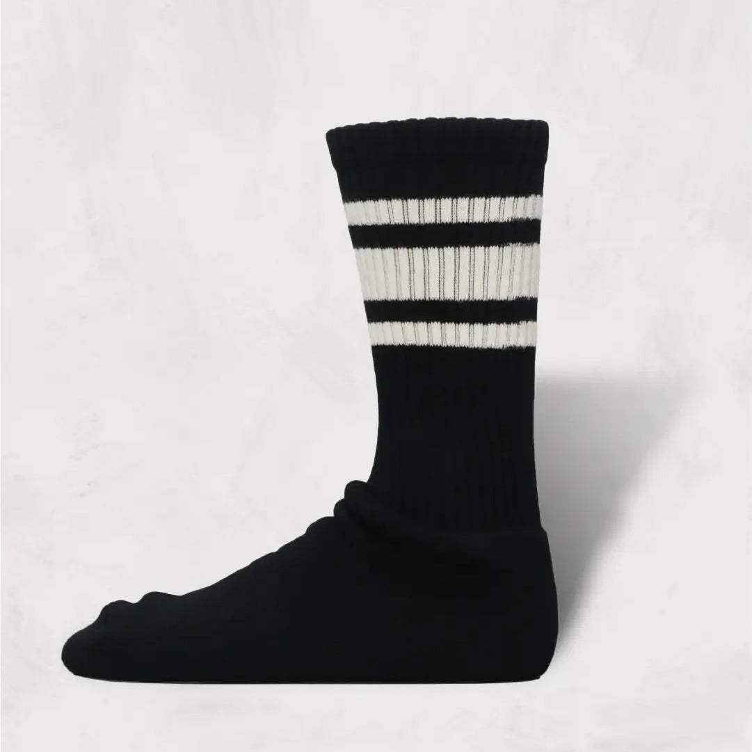 80's Skater Socks | 3rd Collection | Color:Gray-Ecru / Olive-Ecru / Black-Ecru SW-11-3【DECKA QUALITY SOCKS_デカクオリティソックス】【SHOWATABÉ】【ネコポス選択可能】