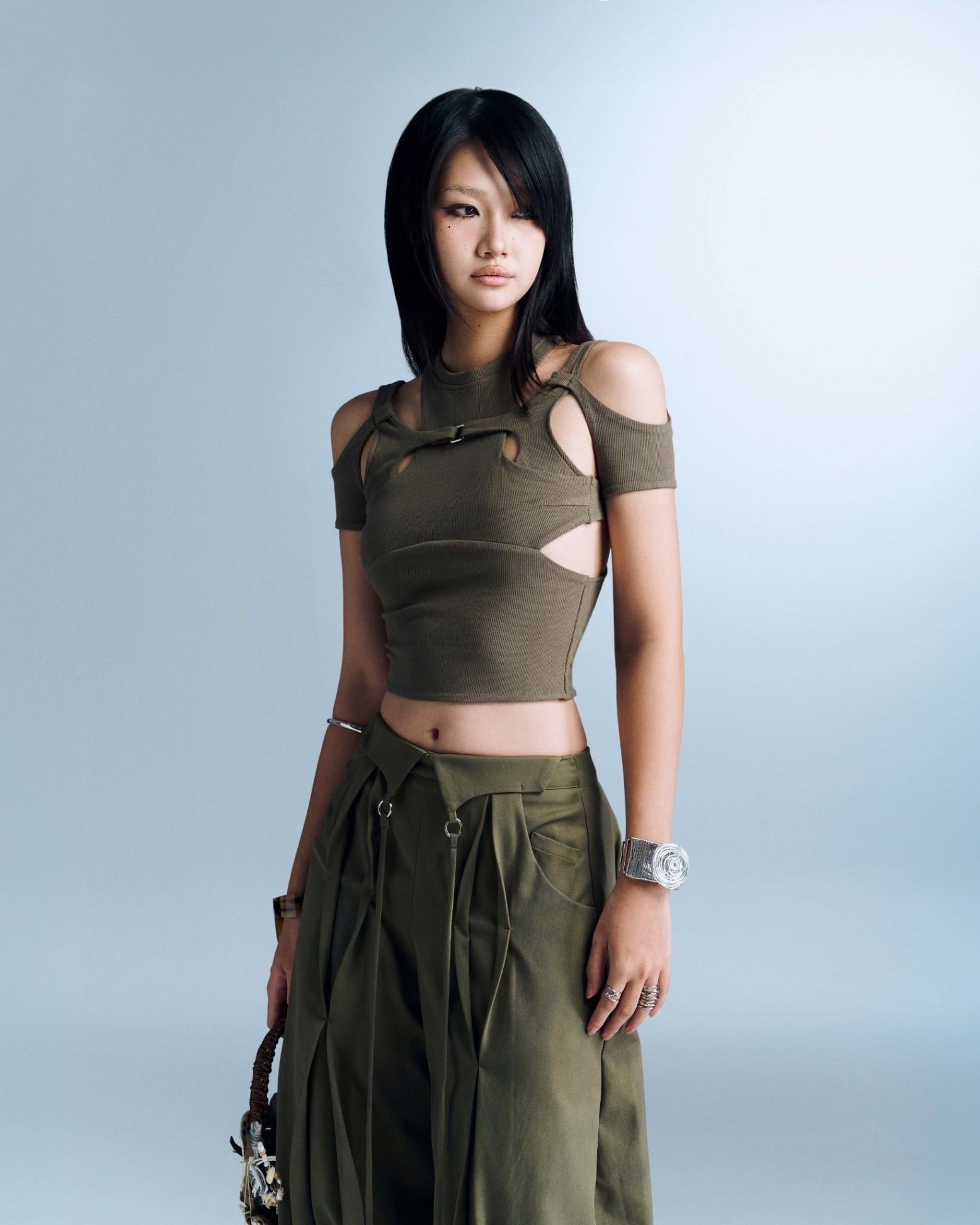 TAWNY TOP (ARMY GREEN) | Bunny Hill Concept