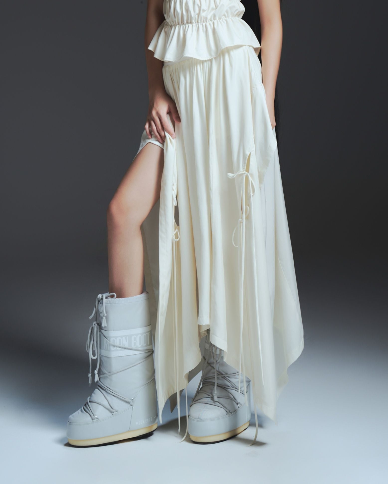 TWYLA SKIRT (IVORY) | Bunny Hill Concept