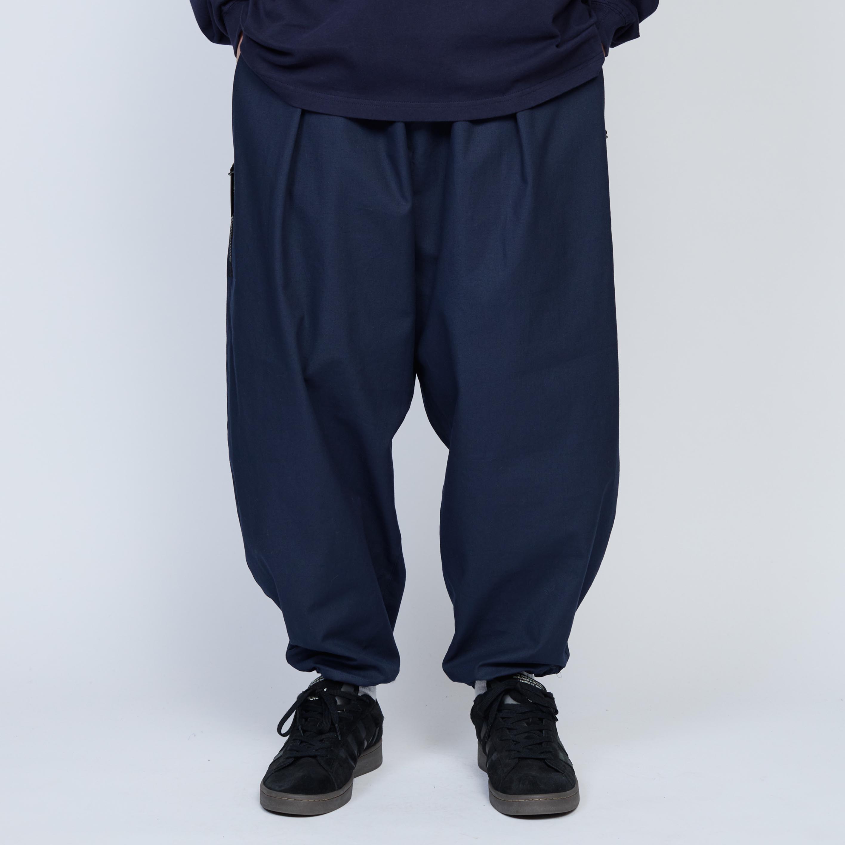 カーブテーパードパンツ | Color_Color: Dark Navy | No__202_color: dark navy【UNTRACE_アントレース】