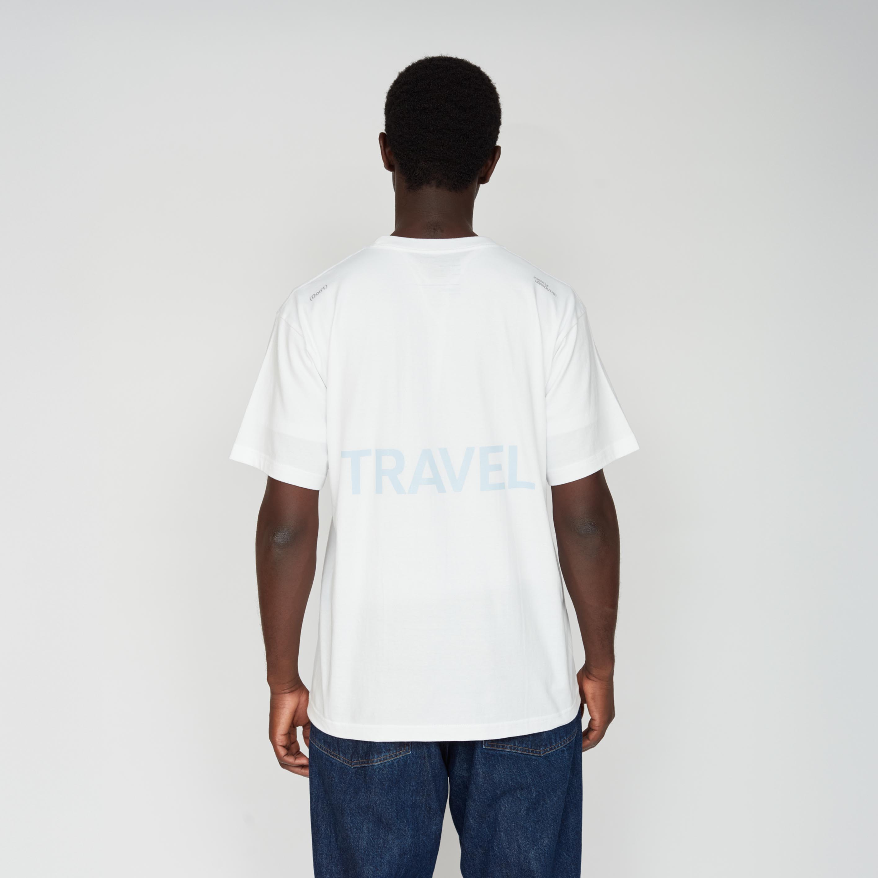 _176_White | Tee S/S_2 | Color:White【UNTRACE_アントレース】