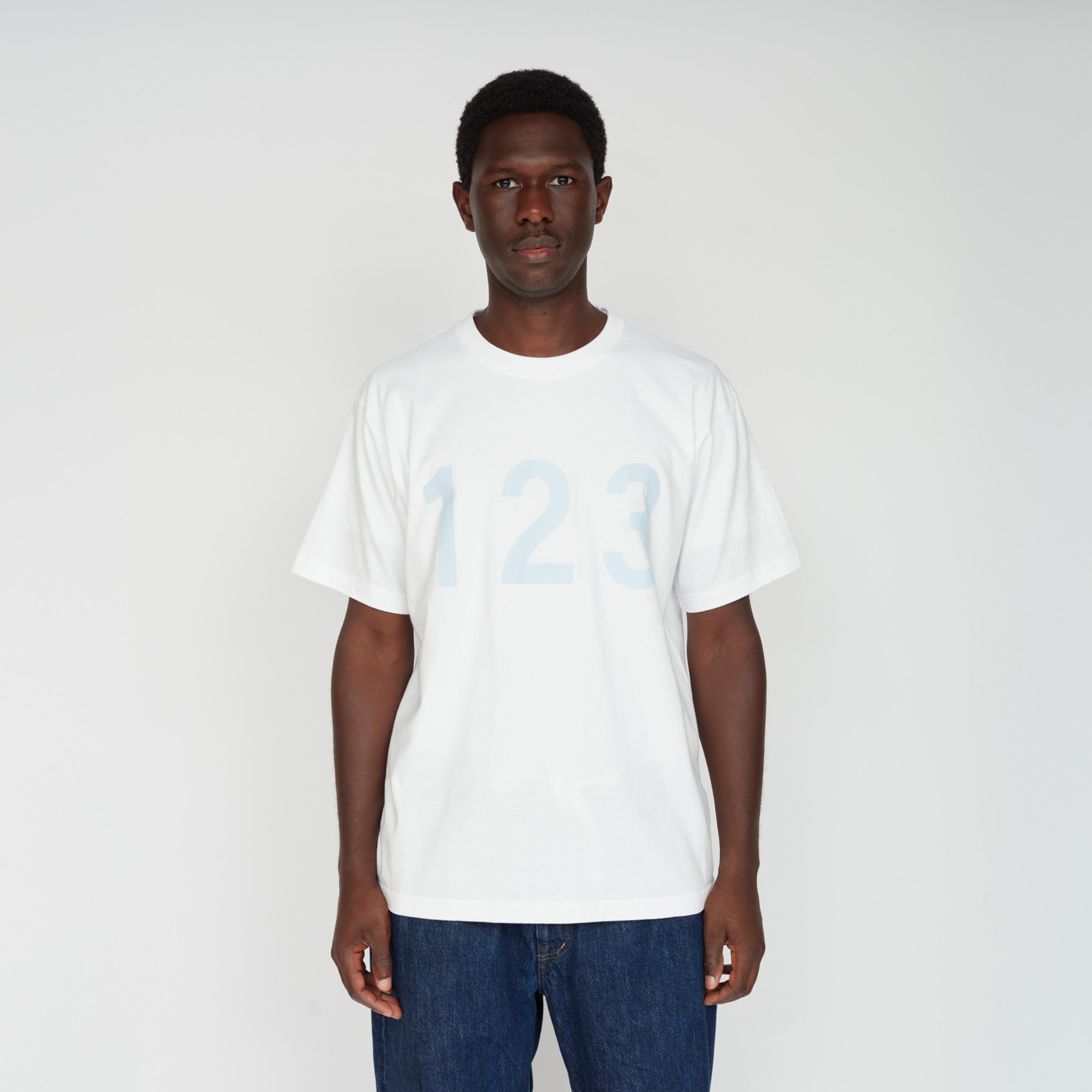 _176_White | Tee S/S_2 | Color:White【UNTRACE_アントレース】