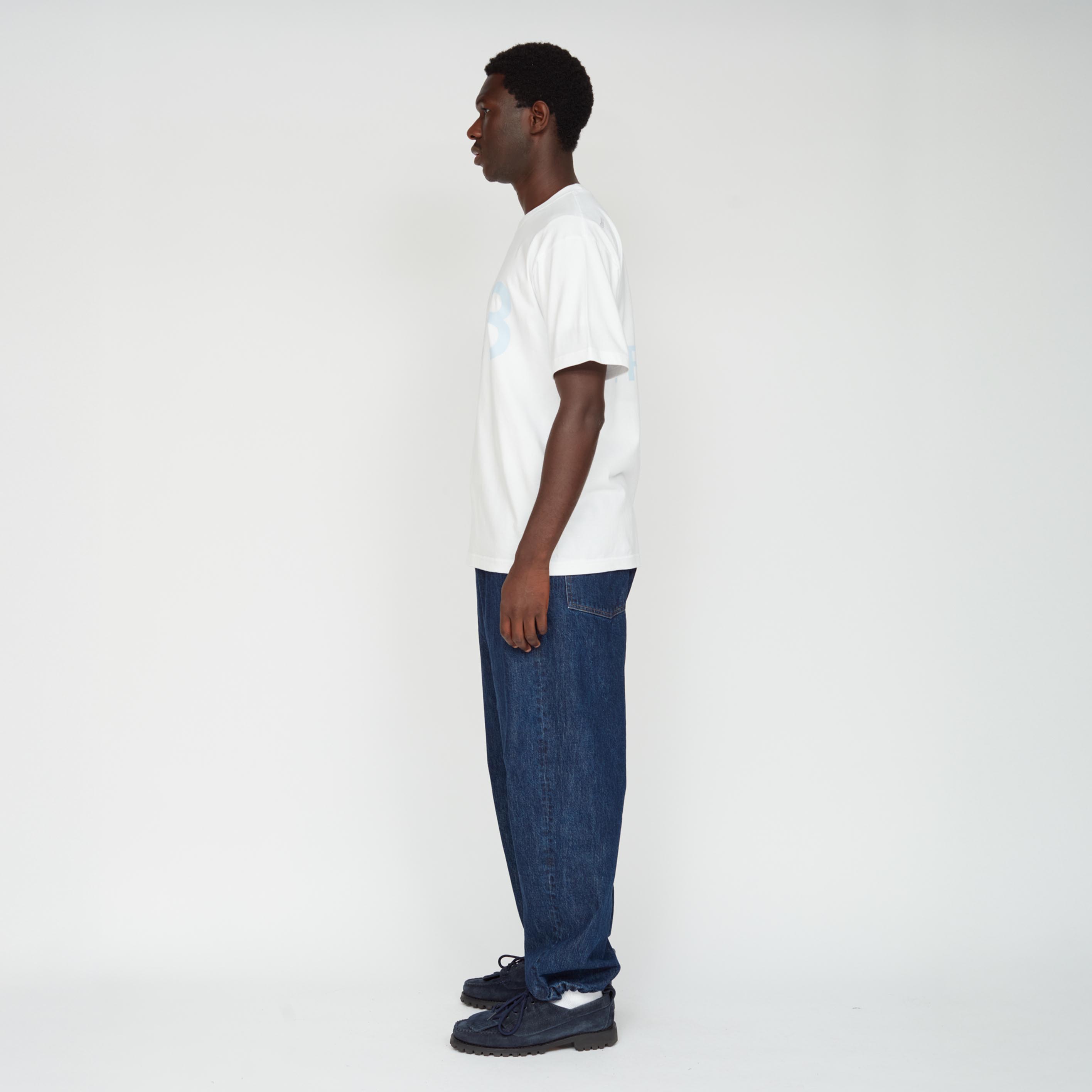 _176_White | Tee S/S_2 | Color:White【UNTRACE_アントレース】