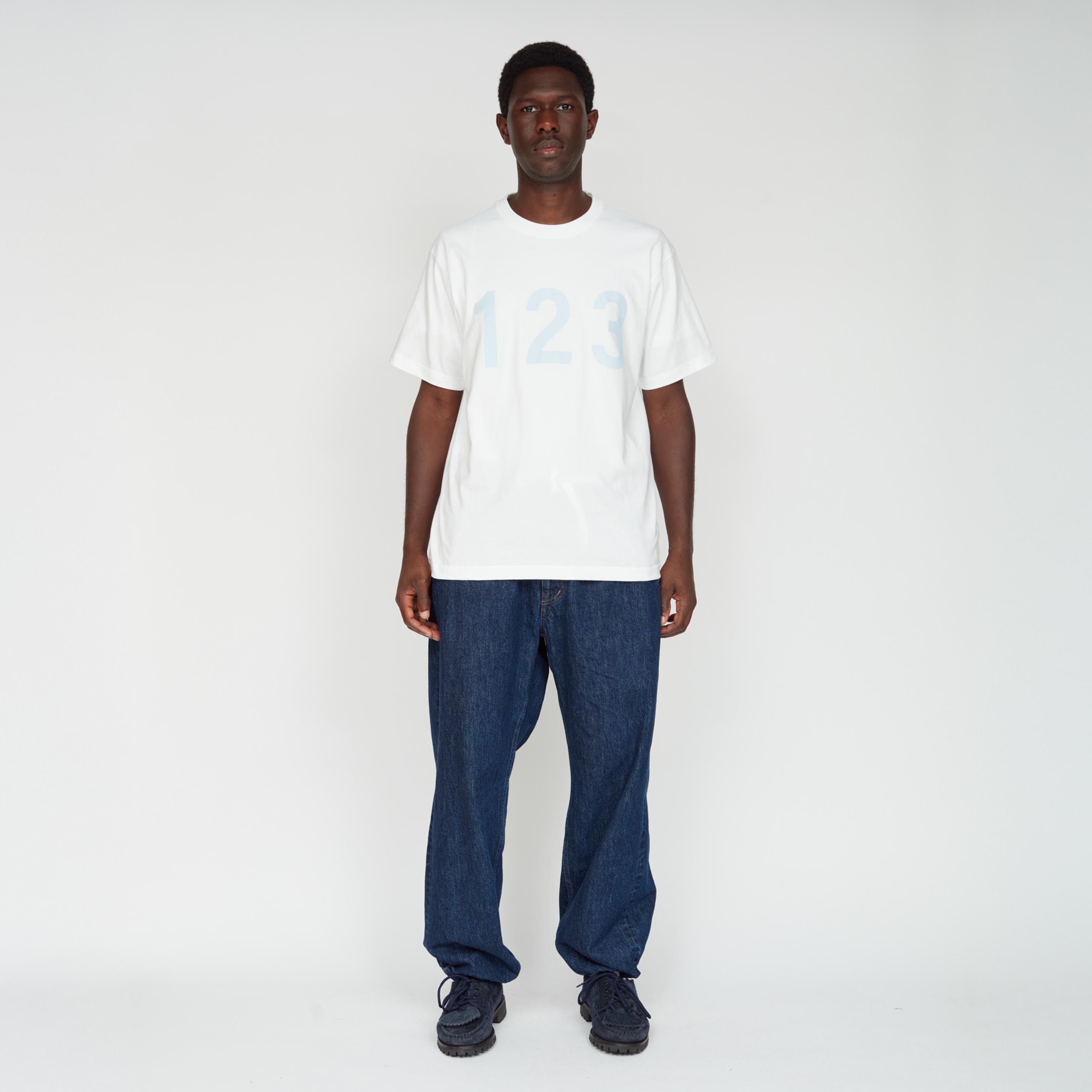 _176_White | Tee S/S_2 | Color:White【UNTRACE_アントレース】