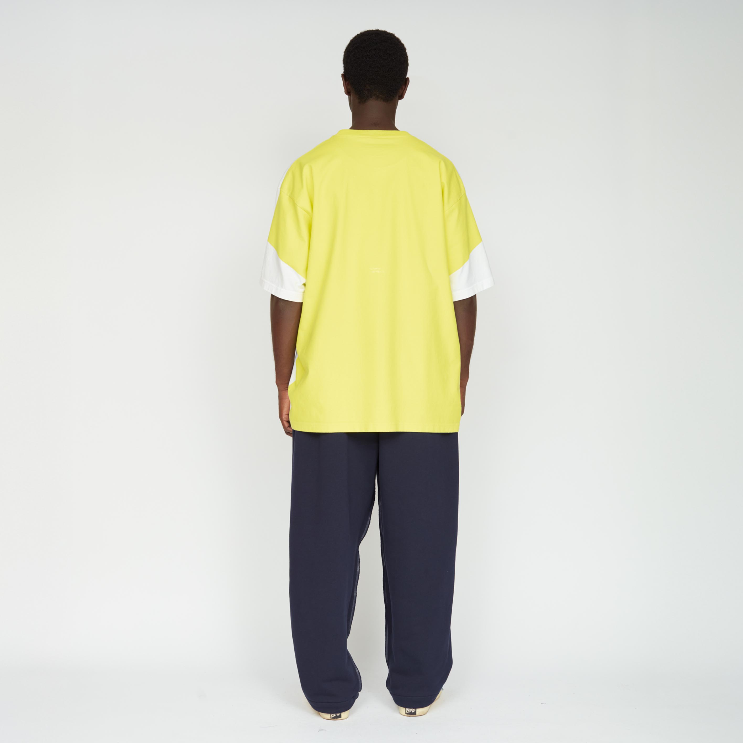 _180_White / Yellow | Tee S/S_6 | Color:White / Yellow【UNTRACE_アントレース】