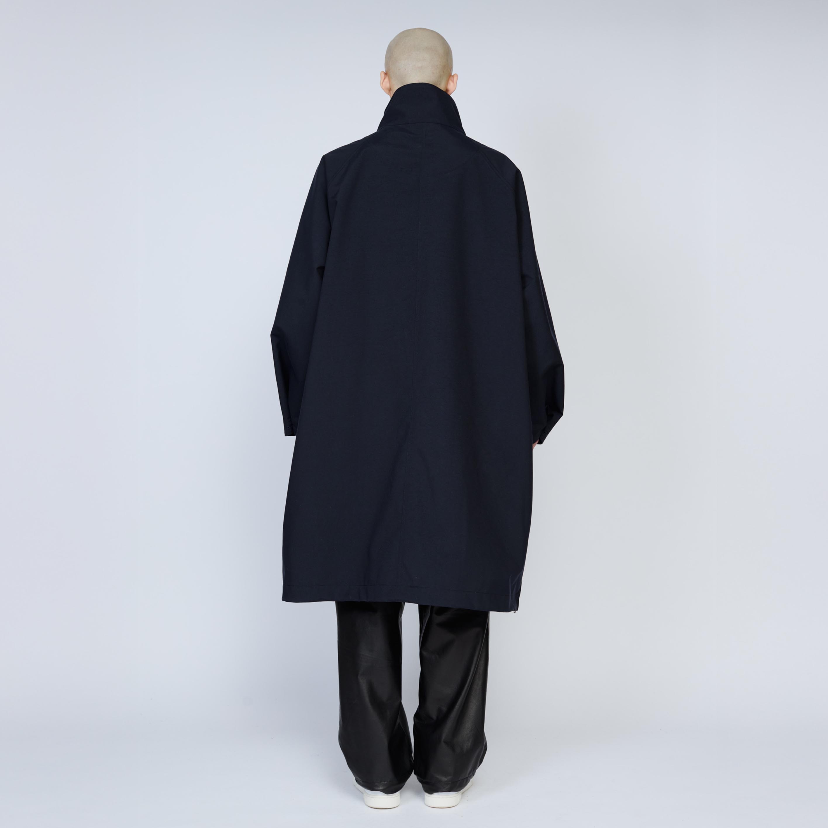 3レイヤー スタンドカラーコート | Color_Color: Dark Navy | No__185_color: dark navy【UNTRACE_アントレース】
