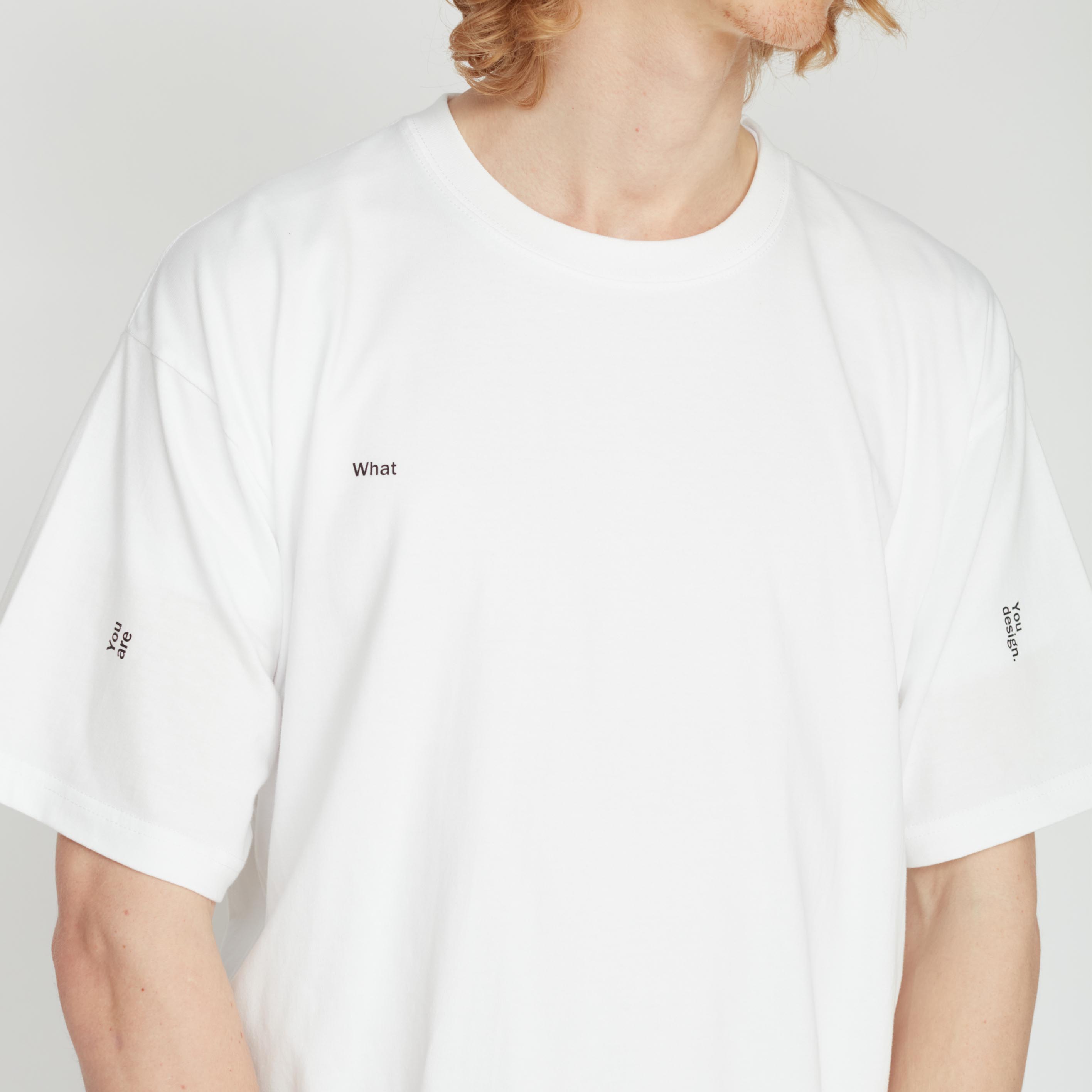 _178_White | Tee S/S_4 | Color:White【UNTRACE_アントレース】