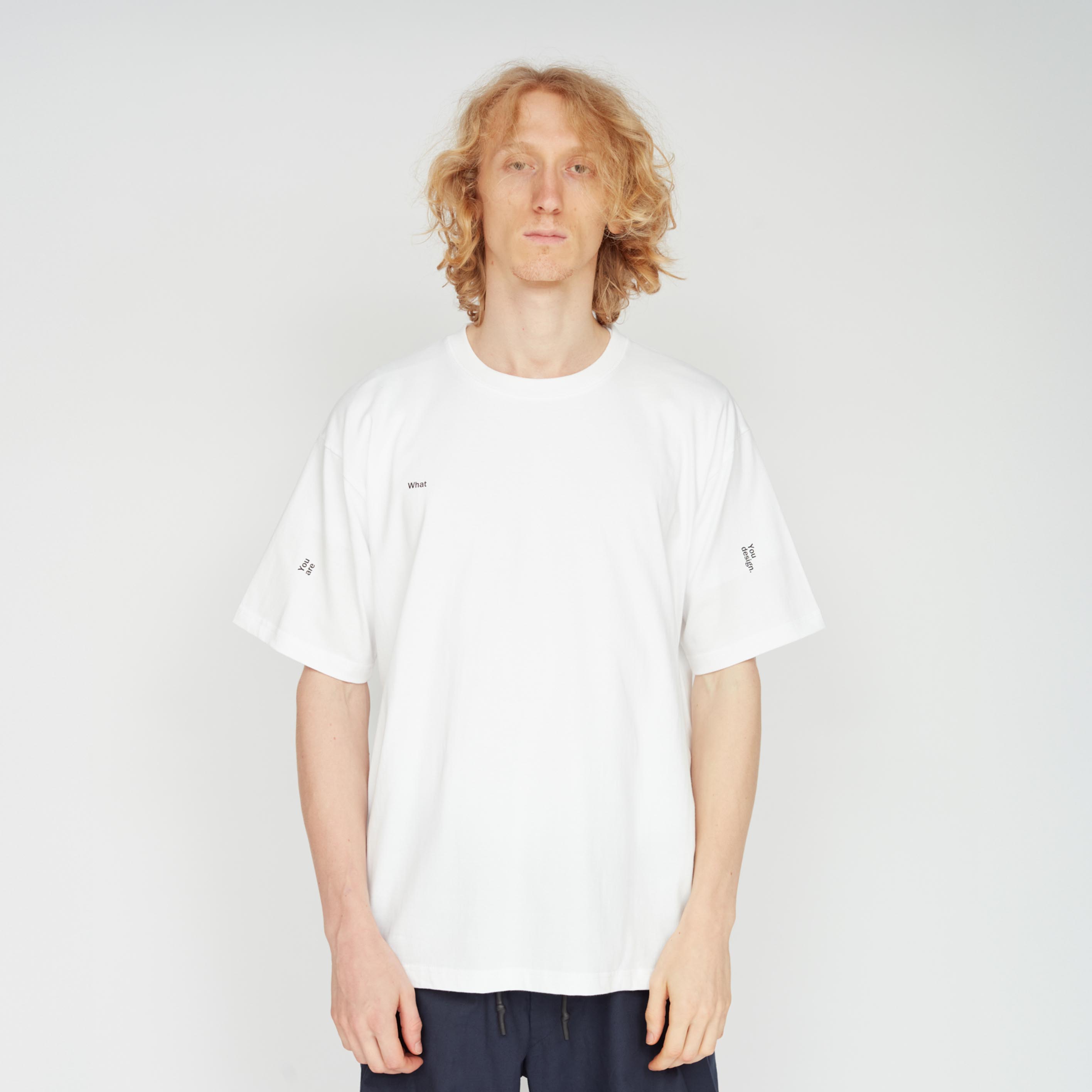_178_White | Tee S/S_4 | Color:White【UNTRACE_アントレース】
