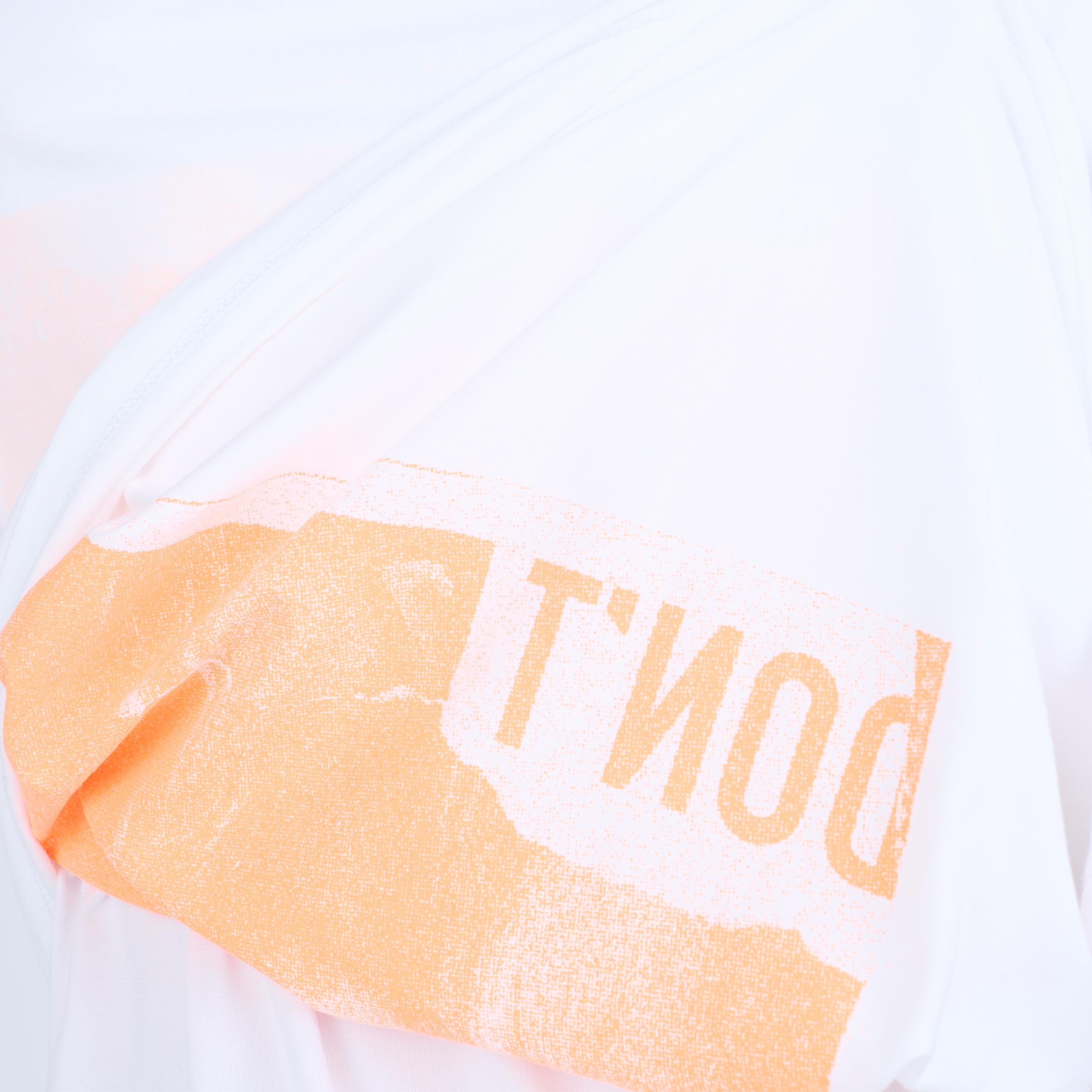 _278 Graphic tee 7 – White / Orange | UNTRACE