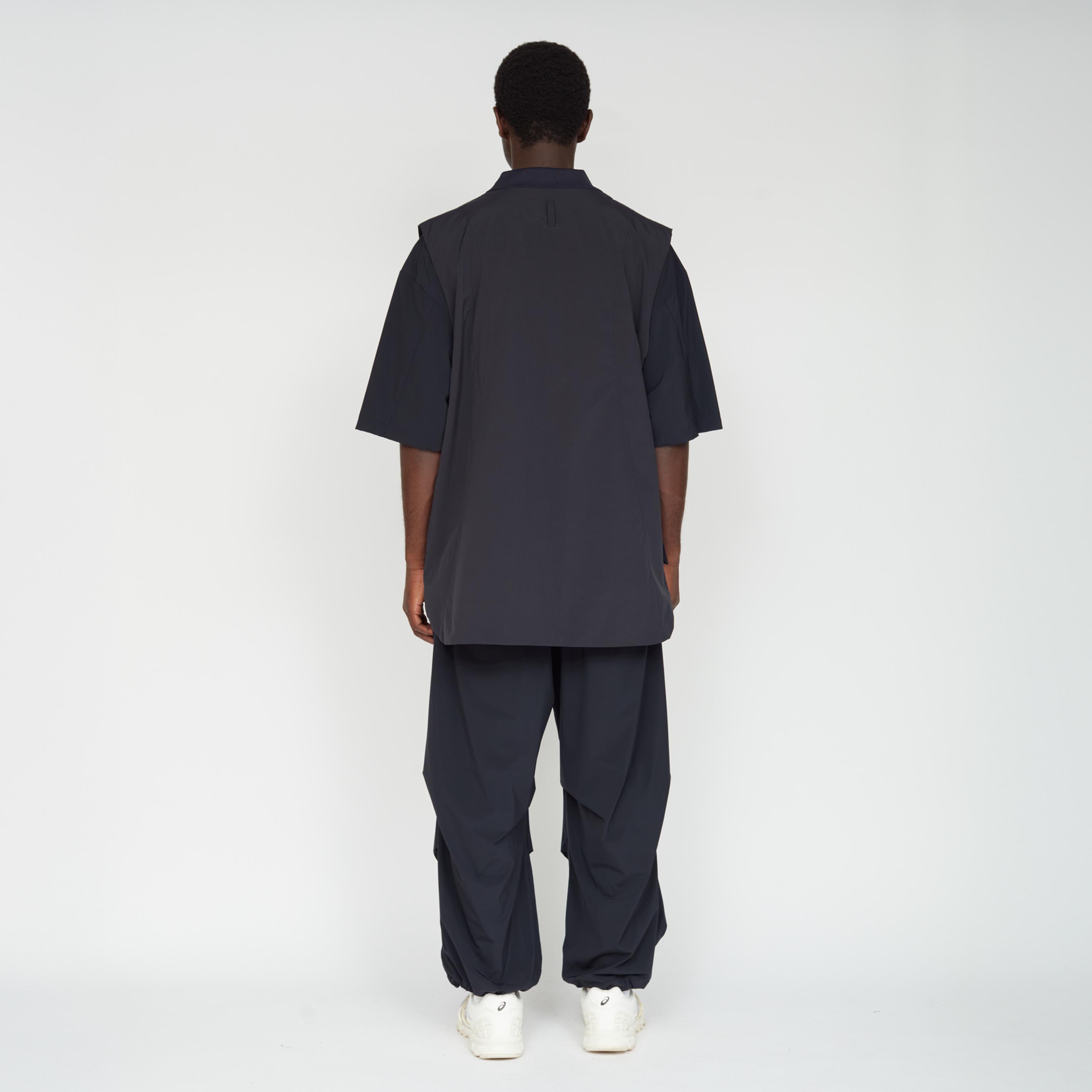 _158_Black | ジッパーベスト | Color:Black【UNTRACE_アントレース】【archive】