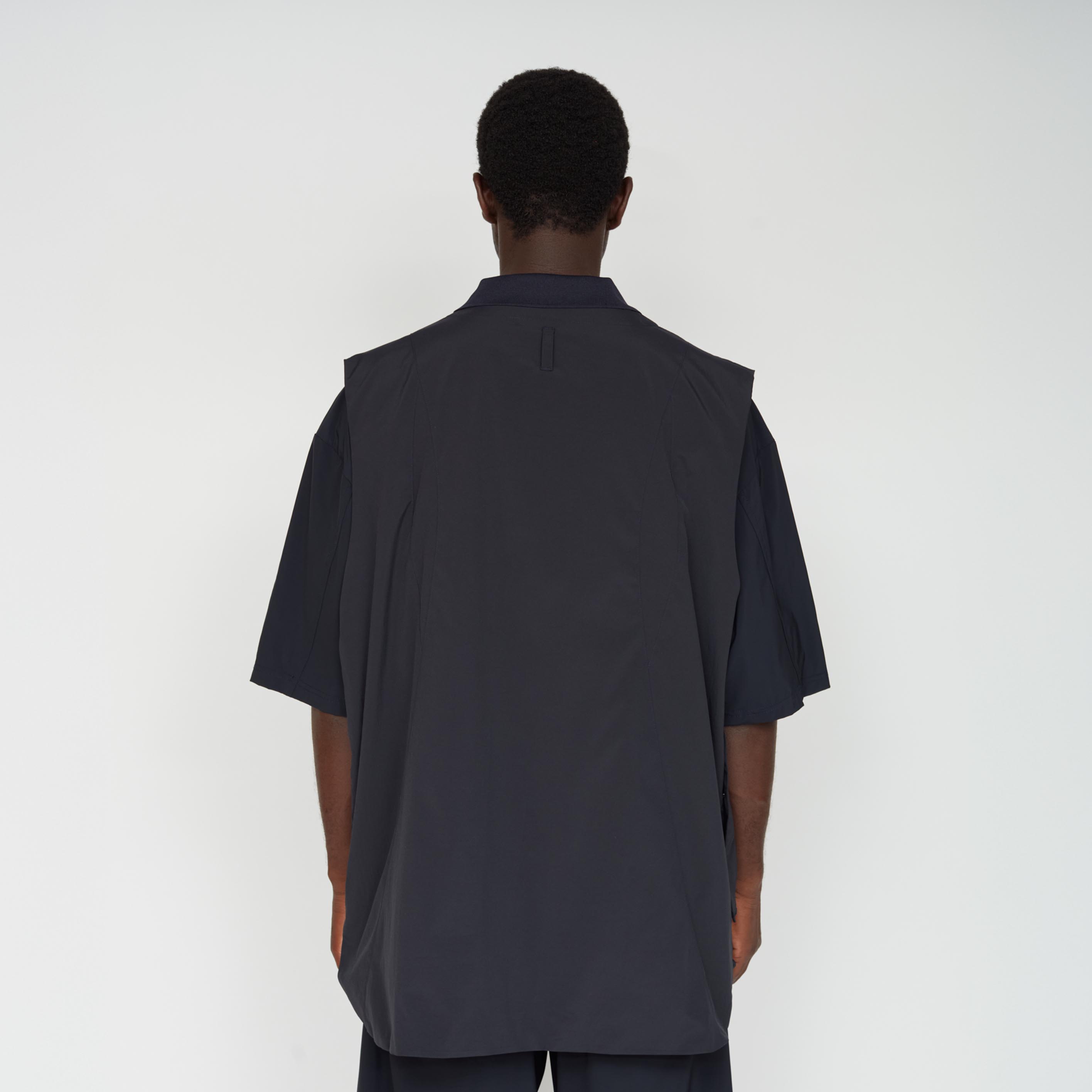 _158_Black | ジッパーベスト | Color:Black【UNTRACE_アントレース】【archive】