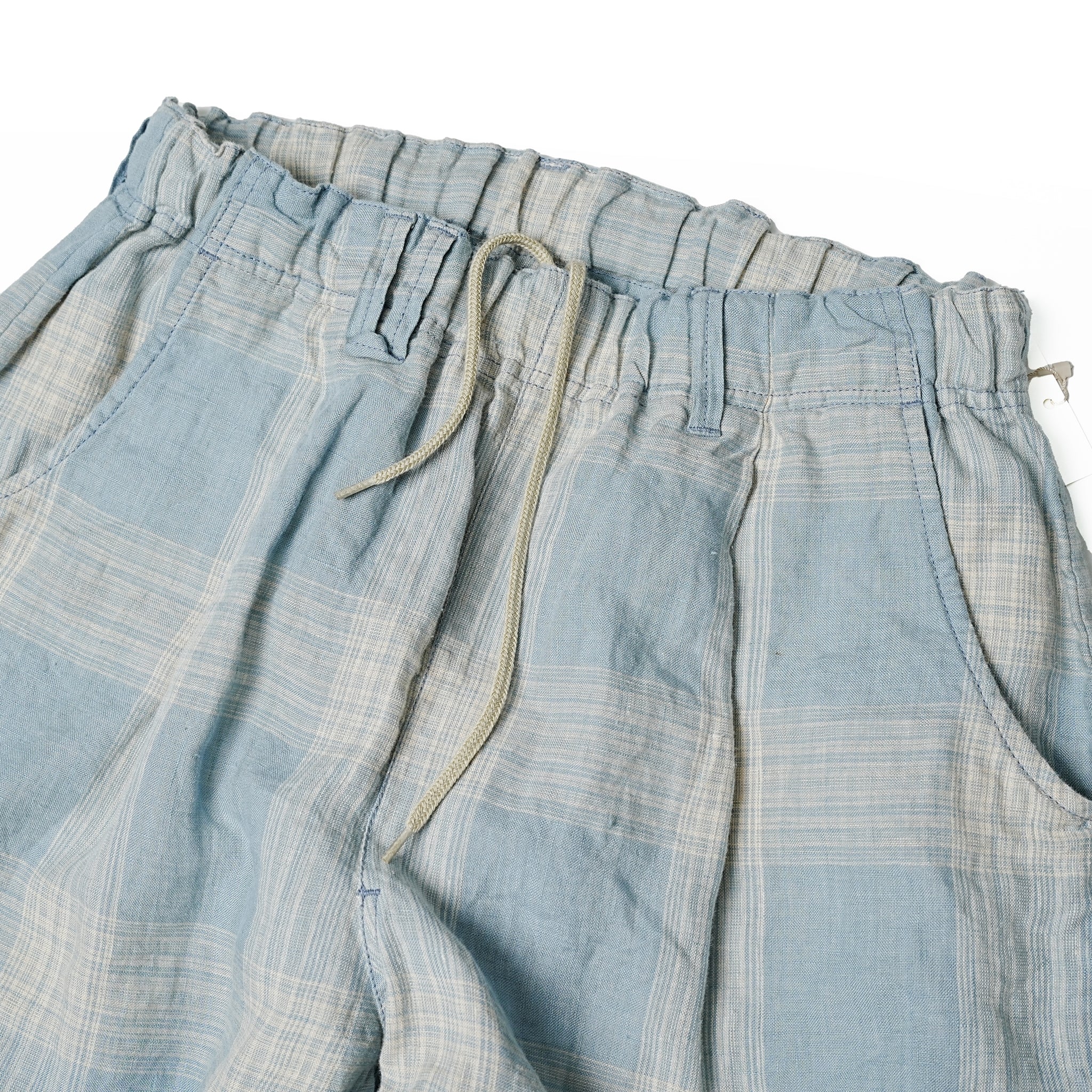 VOO-1172 | BIG CHECK EZ SLACKS | Color:Sax/Navy【VOO_ヴォー】