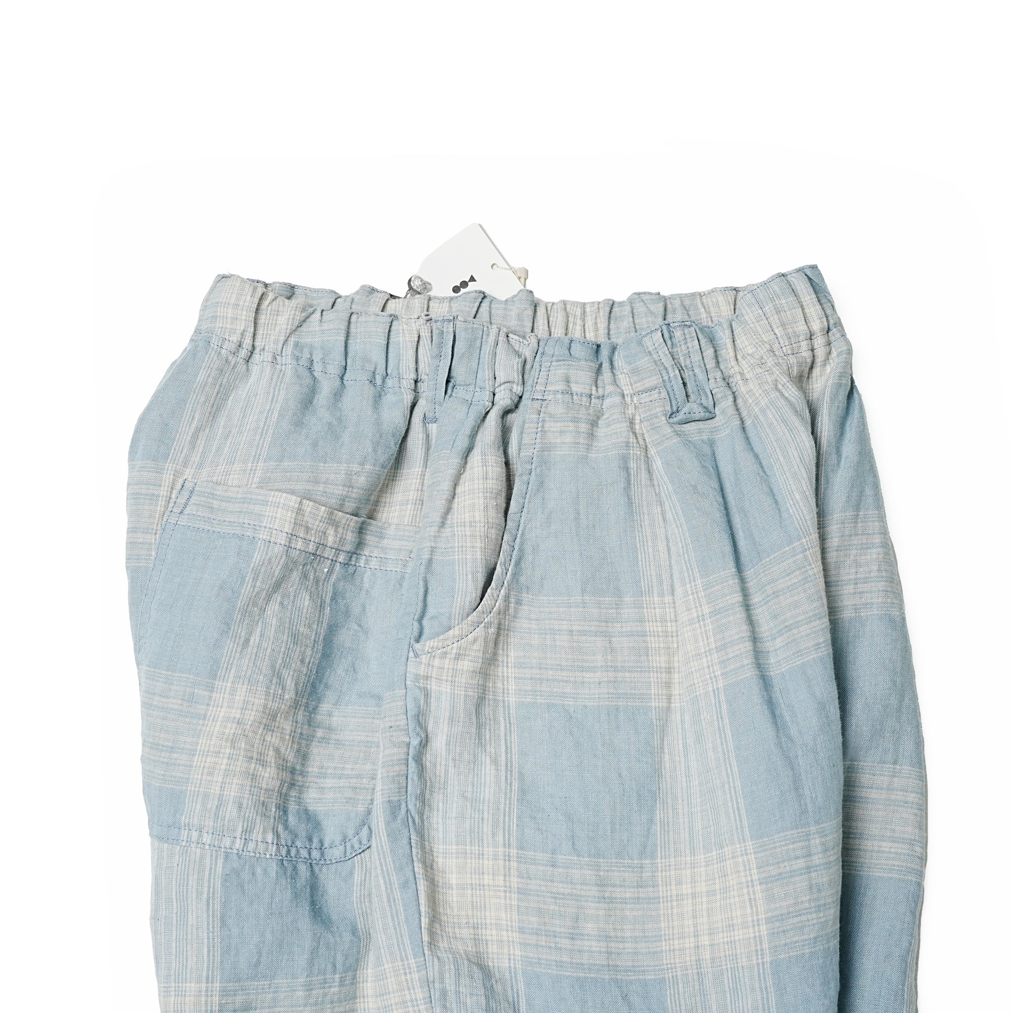 VOO-1172 | BIG CHECK EZ SLACKS | Color:Sax/Navy【VOO_ヴォー】