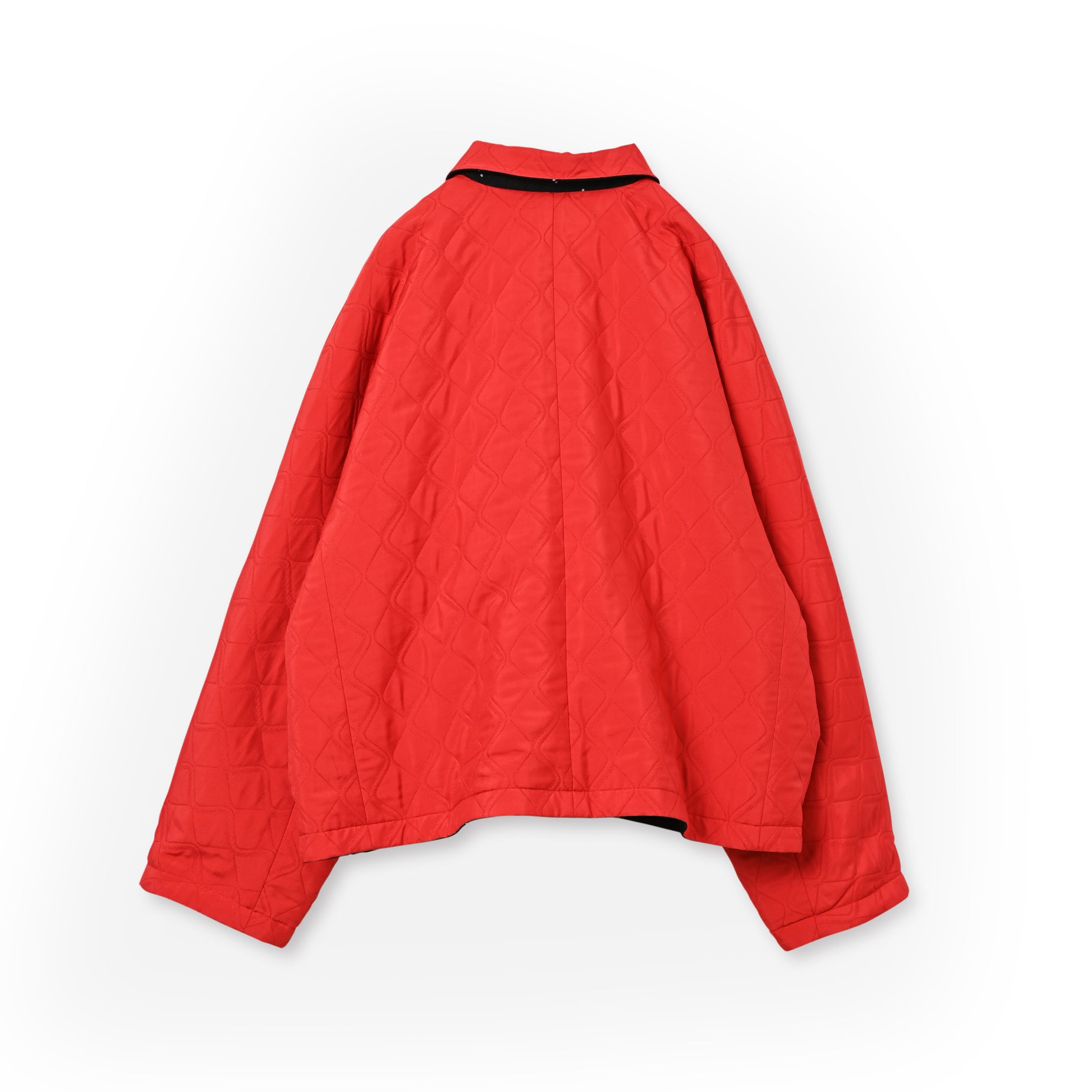 dot reversible quilt jacket | Color_Black | No_wht25fjk4051_bk【WHYTO_ホワイト】