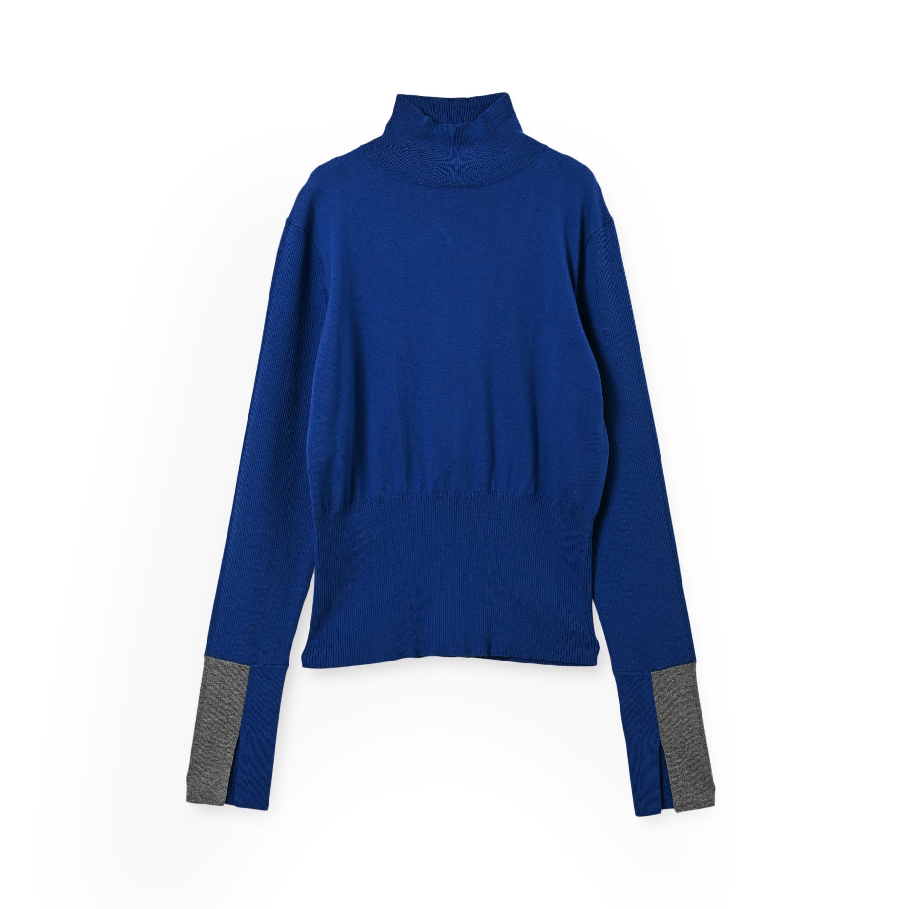 color block knit | Color_Blue | No_wht25fkn4039_bl【WHYTO_ホワイト】【入荷予定アイテム・入荷連絡可能】