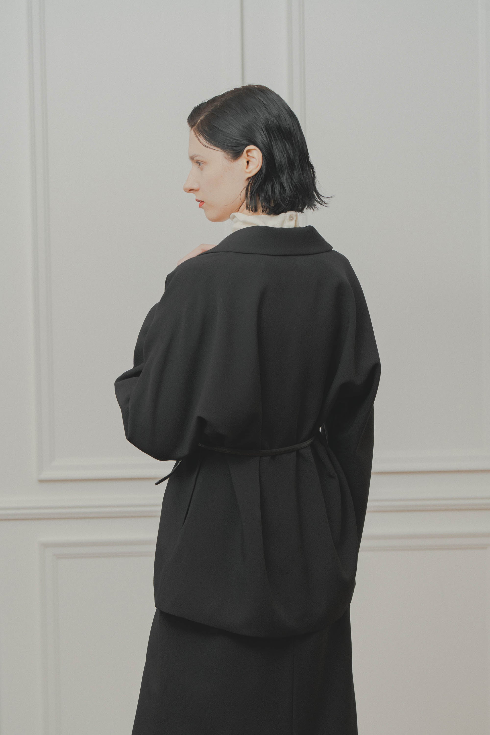 dolman sleeve tailored jacket – Black | WHYTO | 入荷予定アイテム
