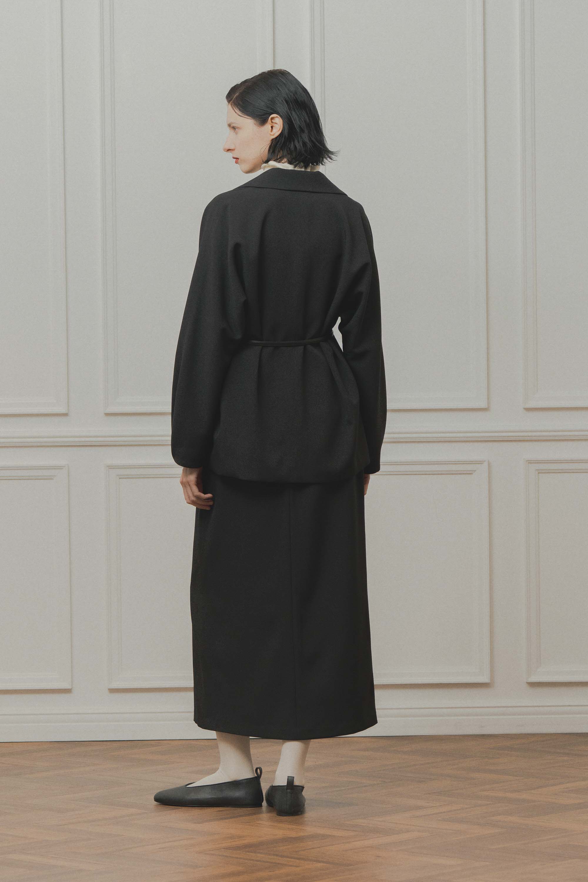 dolman sleeve tailored jacket – Black | WHYTO | 入荷予定アイテム