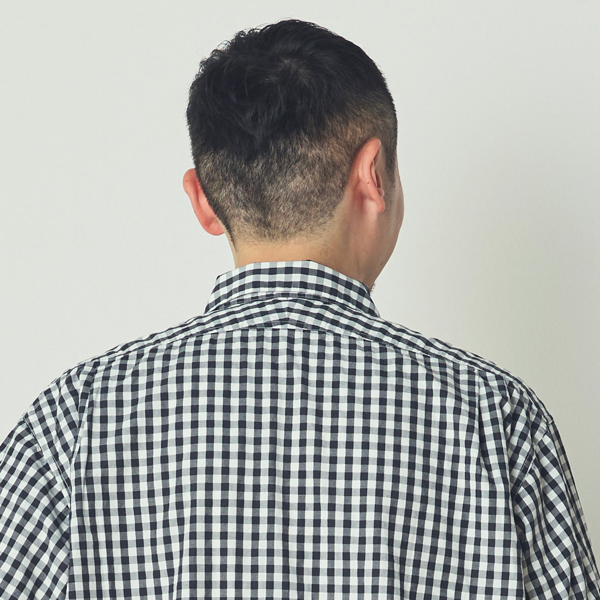 W POCKET SHIRT-GINGHAM – Black | CATTA SHIRTS