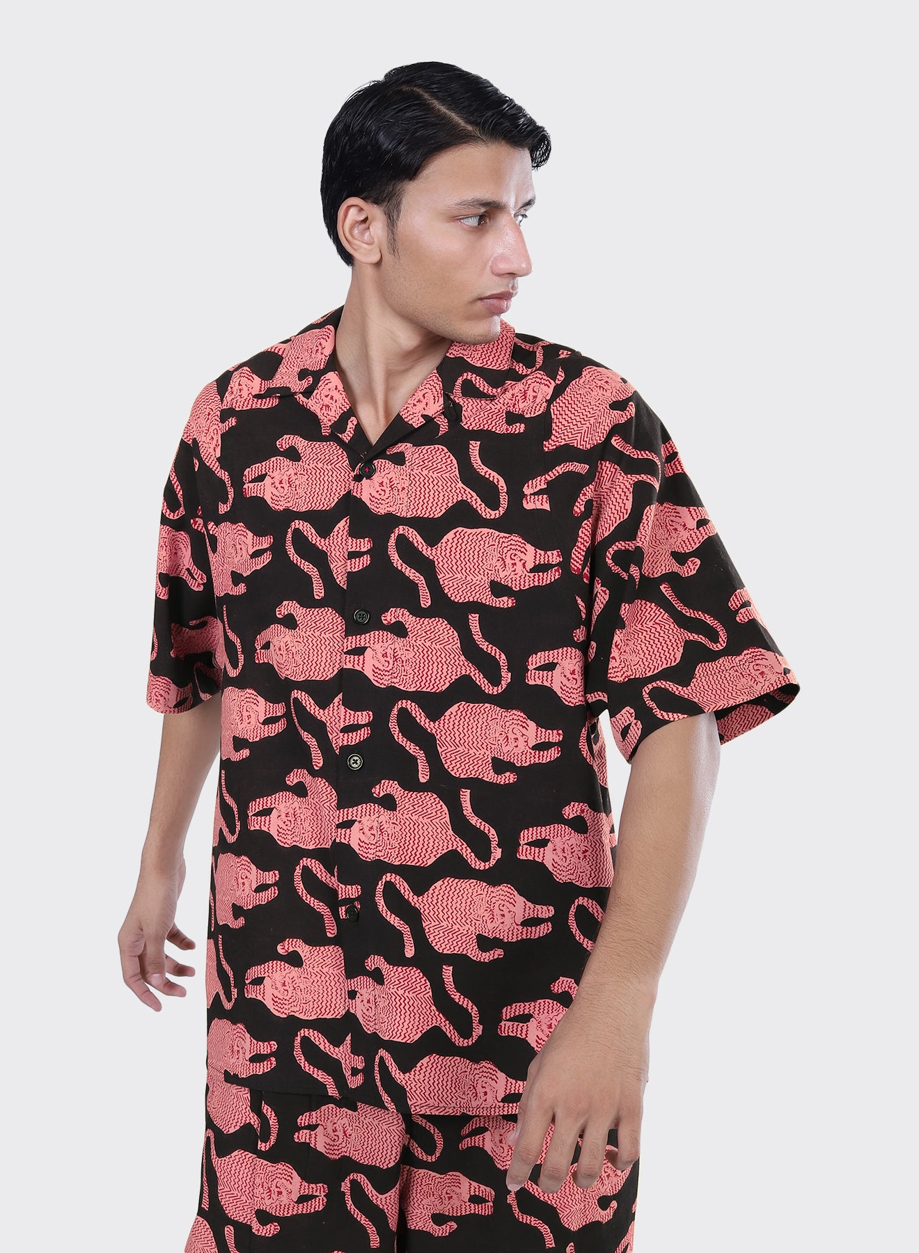 YUSUKE_Block Print Bp69 Coral | | Color:Block Print Bp69 Coral【KARDO_カルド】【archive】