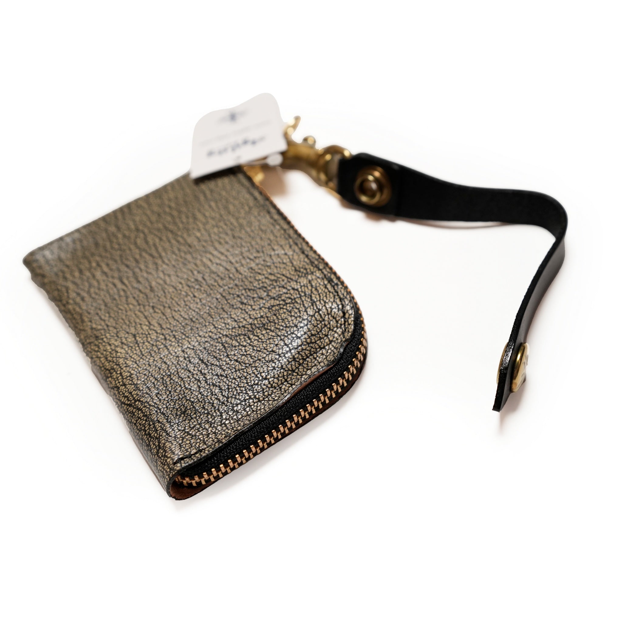 『アルジャン』アンチックゴート/小銭入れ コインケース L字ファスナー ループ付き 日本製 | Color_アイボリー/0980-8831 【ネコポス選択可能】【AGILITY affa(アジリティ アッファ)】