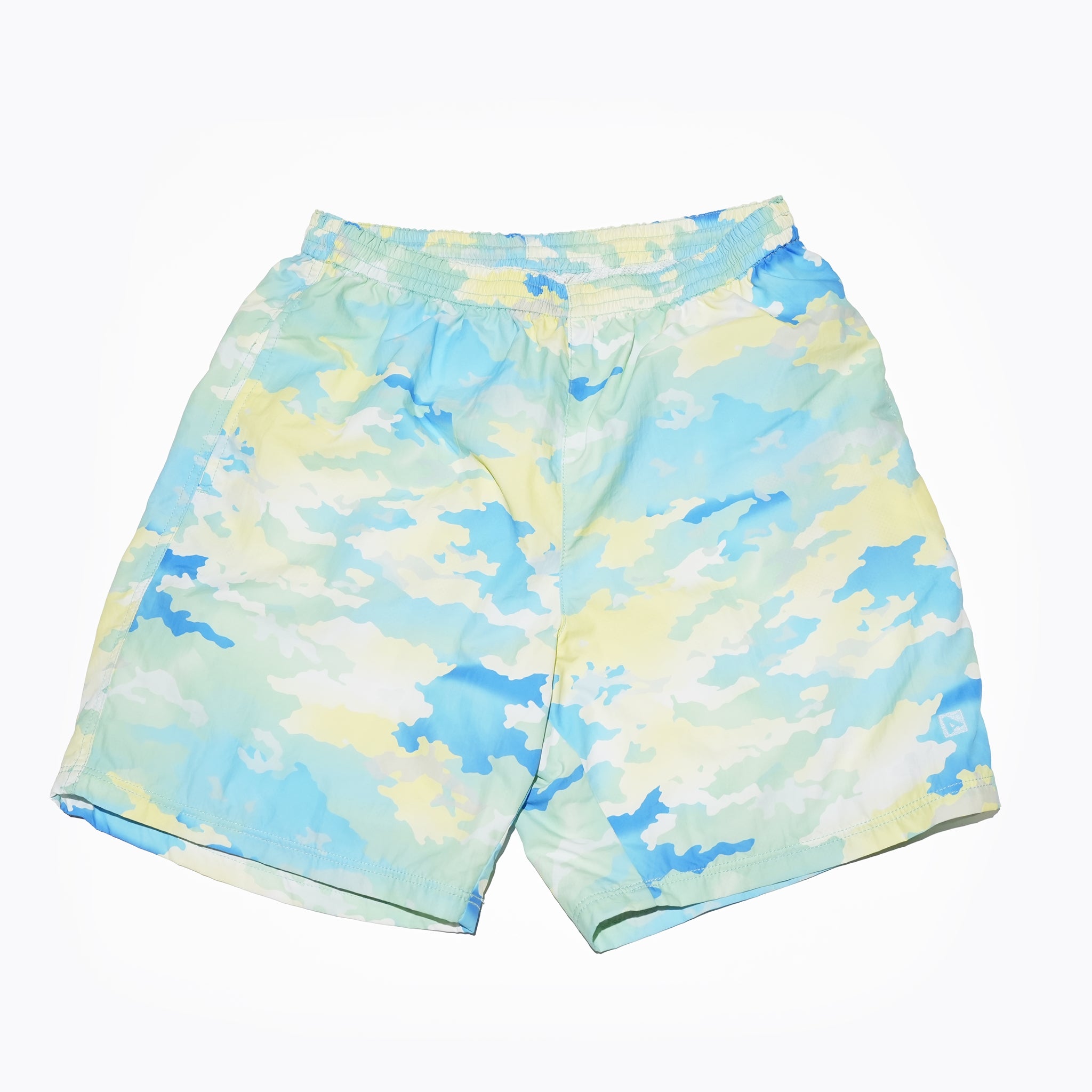 AM-2415004 | Camo Print Track Short Pants | Color:Khaki/Blue【ARMYTWILL_アーミーツイル】【ネコポス選択可能】
