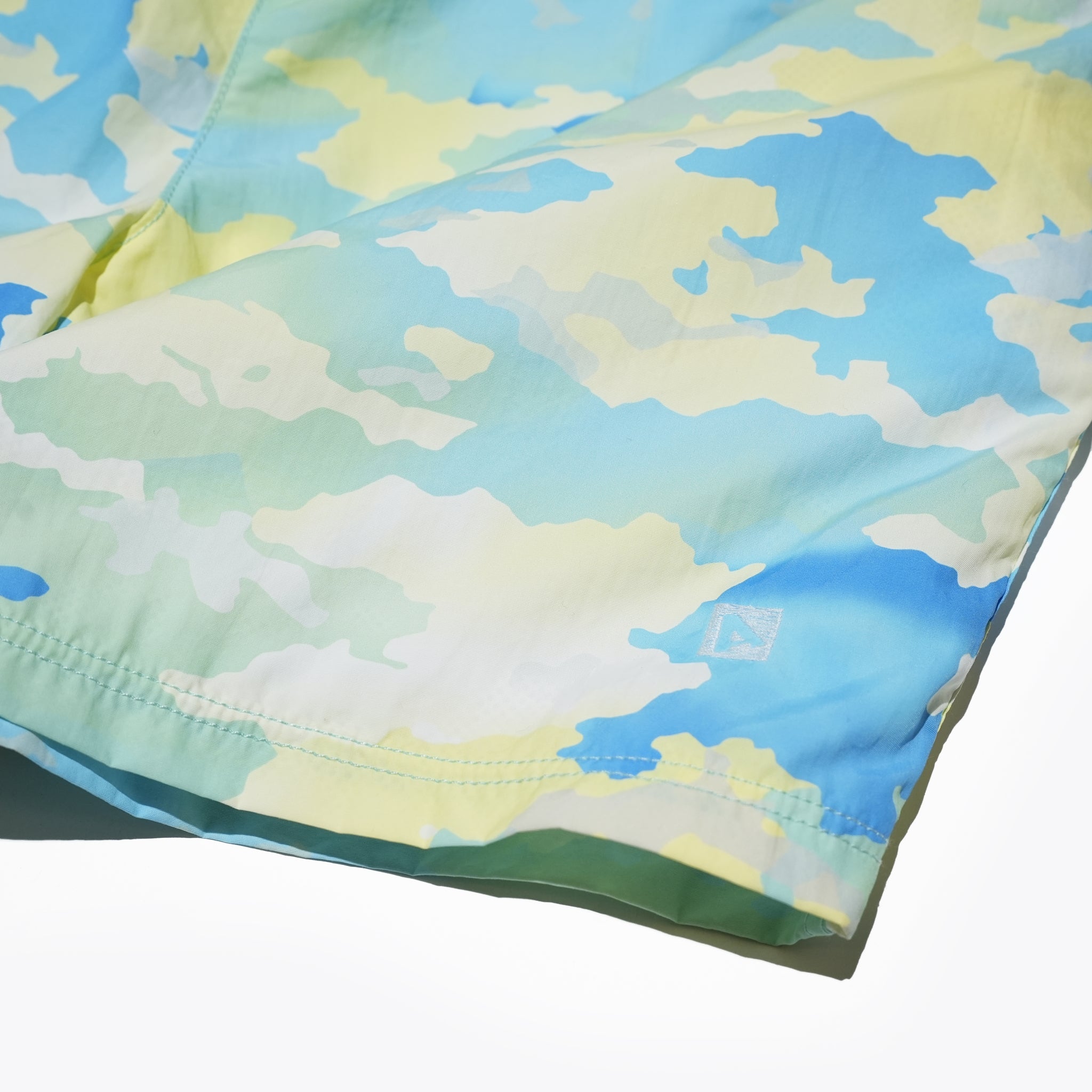 AM-2415004 | Camo Print Track Short Pants | Color:Khaki/Blue【ARMYTWILL_アーミーツイル】【ネコポス選択可能】
