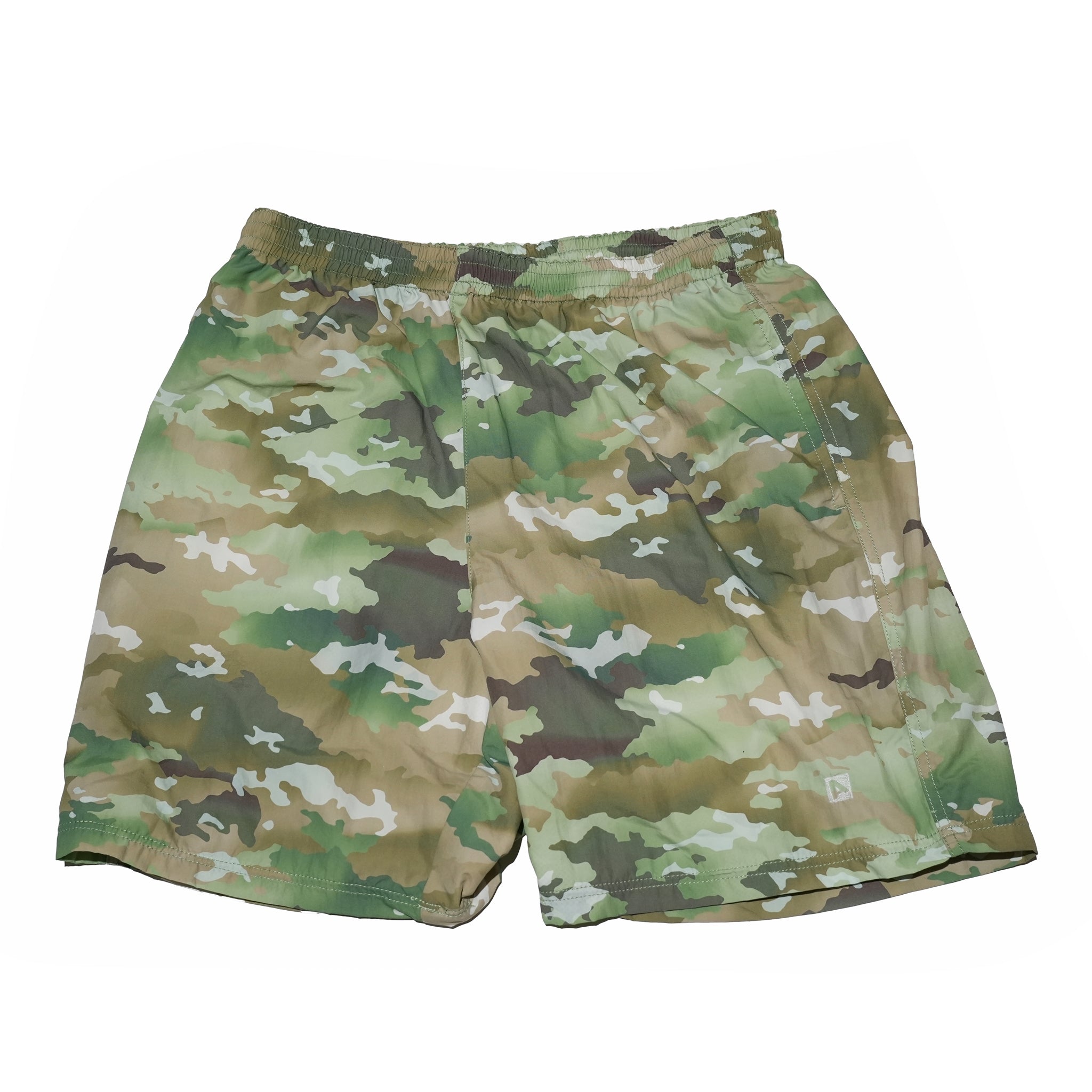 AM-2415004 | Camo Print Track Short Pants | Color:Khaki/Blue【ARMYTWILL_アーミーツイル】【ネコポス選択可能】