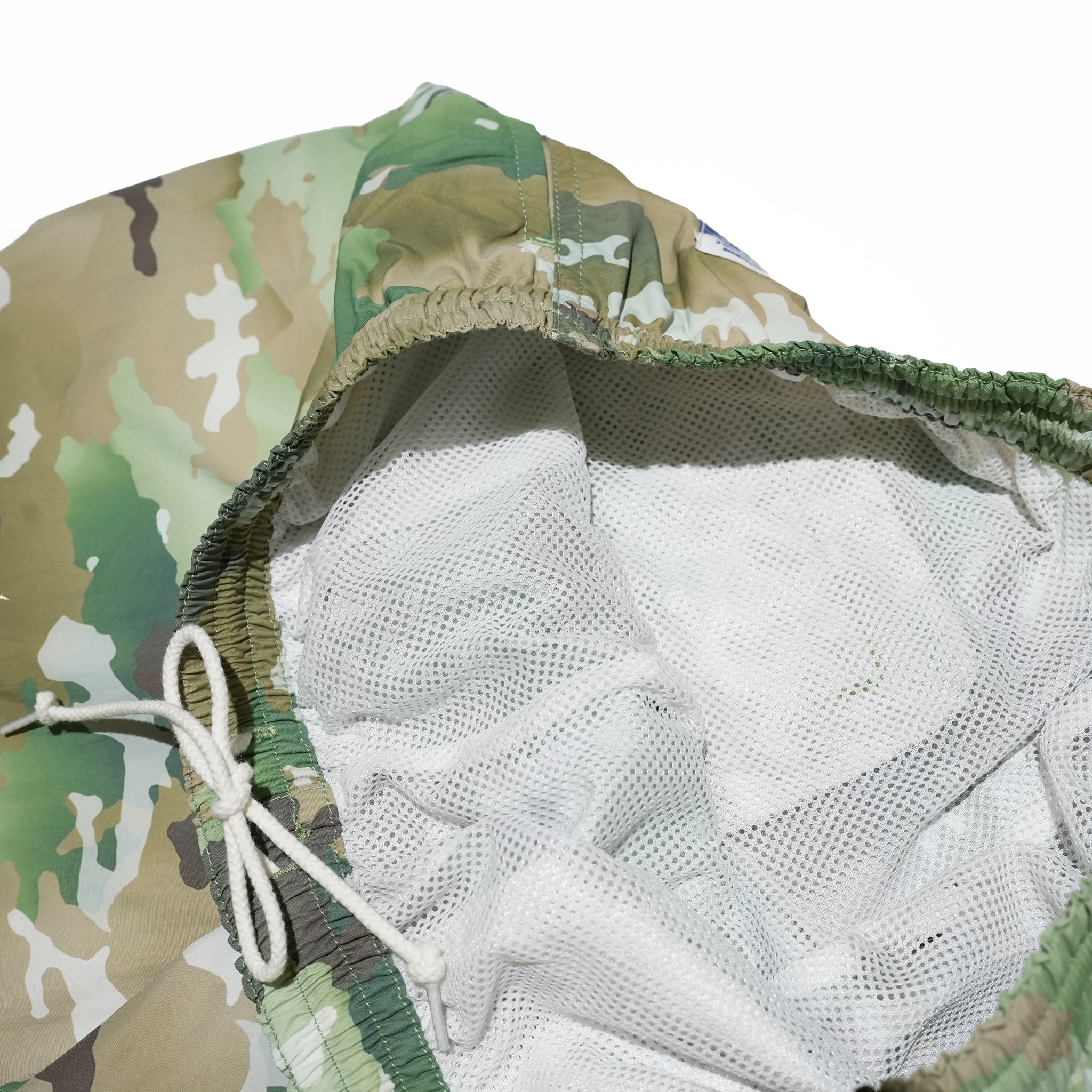 AM-2415004 | Camo Print Track Short Pants | Color:Khaki/Blue【ARMYTWILL_アーミーツイル】【ネコポス選択可能】