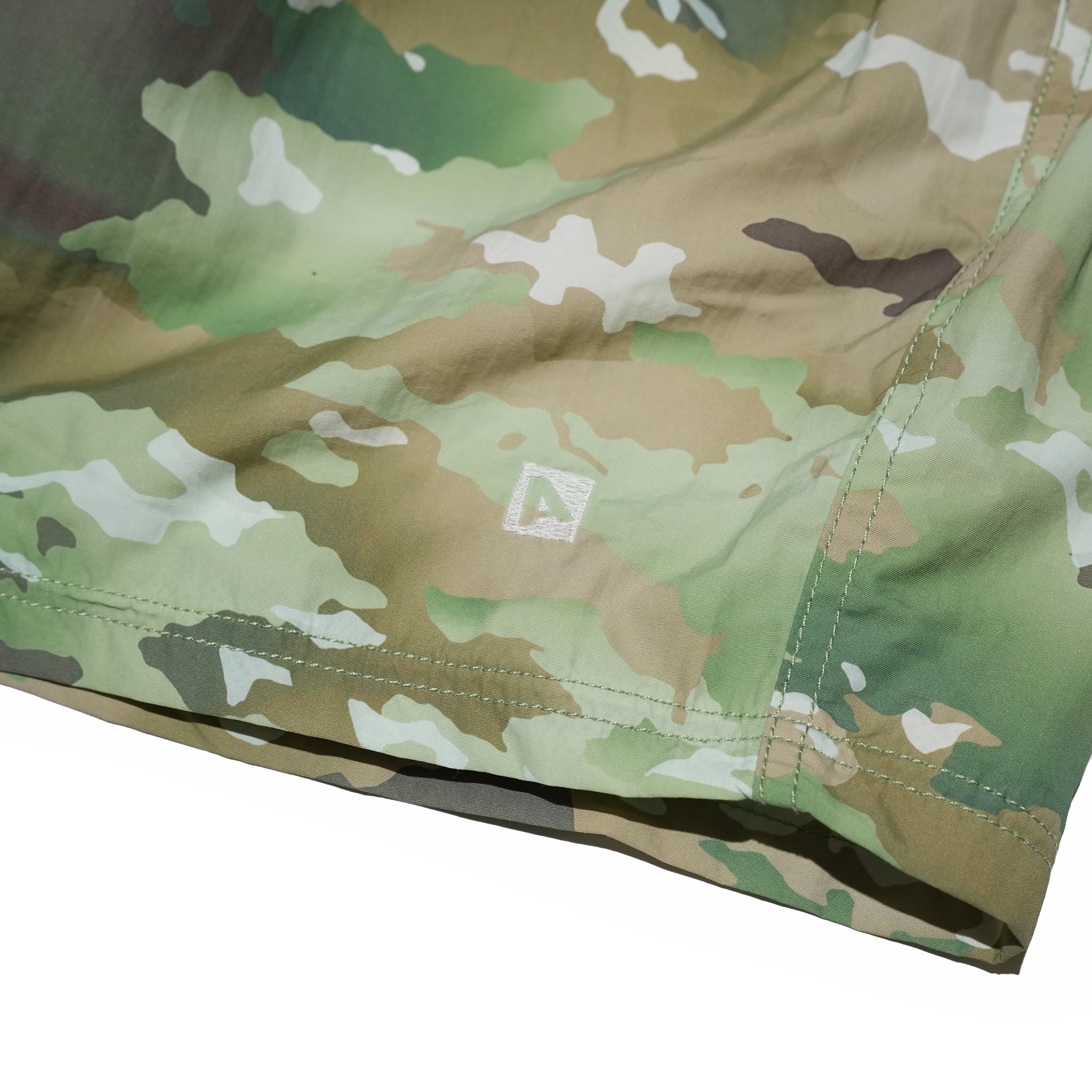 AM-2415004 | Camo Print Track Short Pants | Color:Khaki/Blue【ARMYTWILL_アーミーツイル】【ネコポス選択可能】