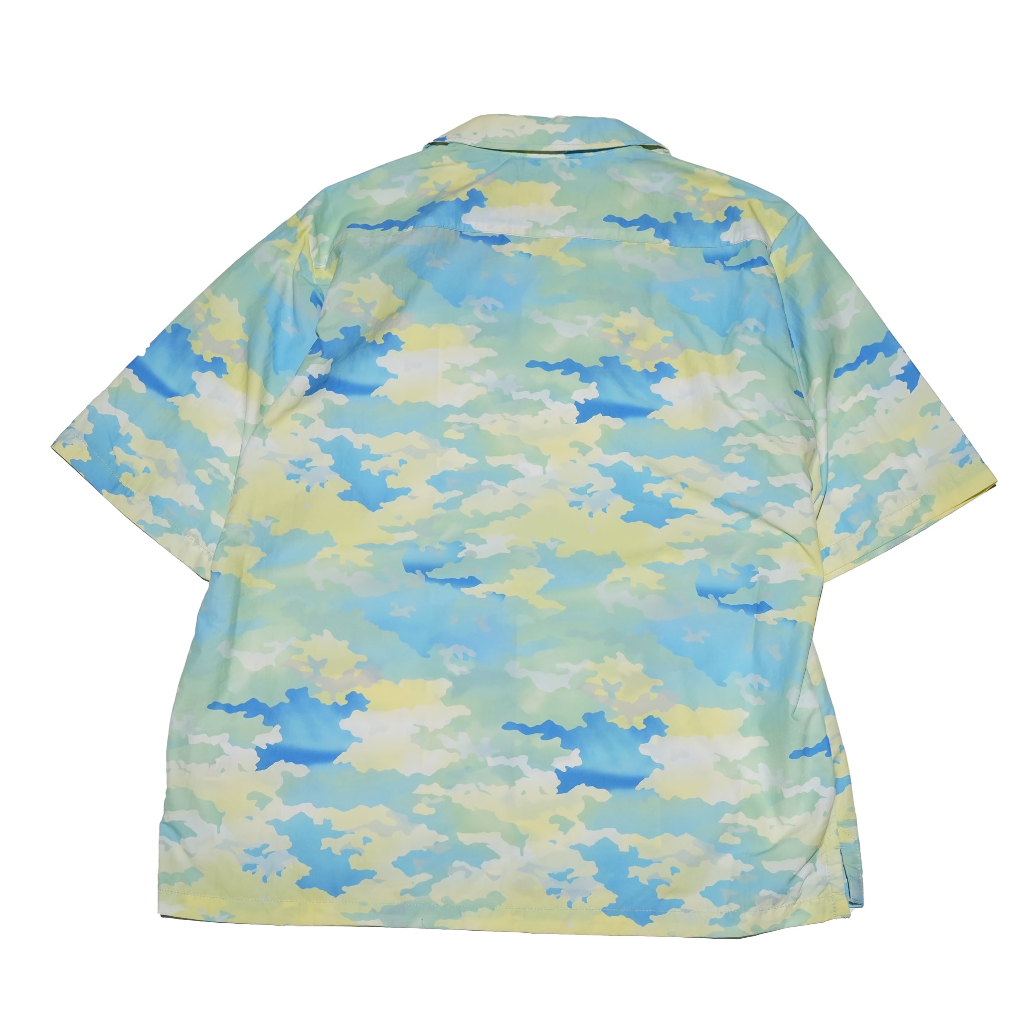 AM-2417008 | Camo Print H/S Utility Shirt | Color:Khaki/Blue【ARMYTWILL_アーミーツイル】
