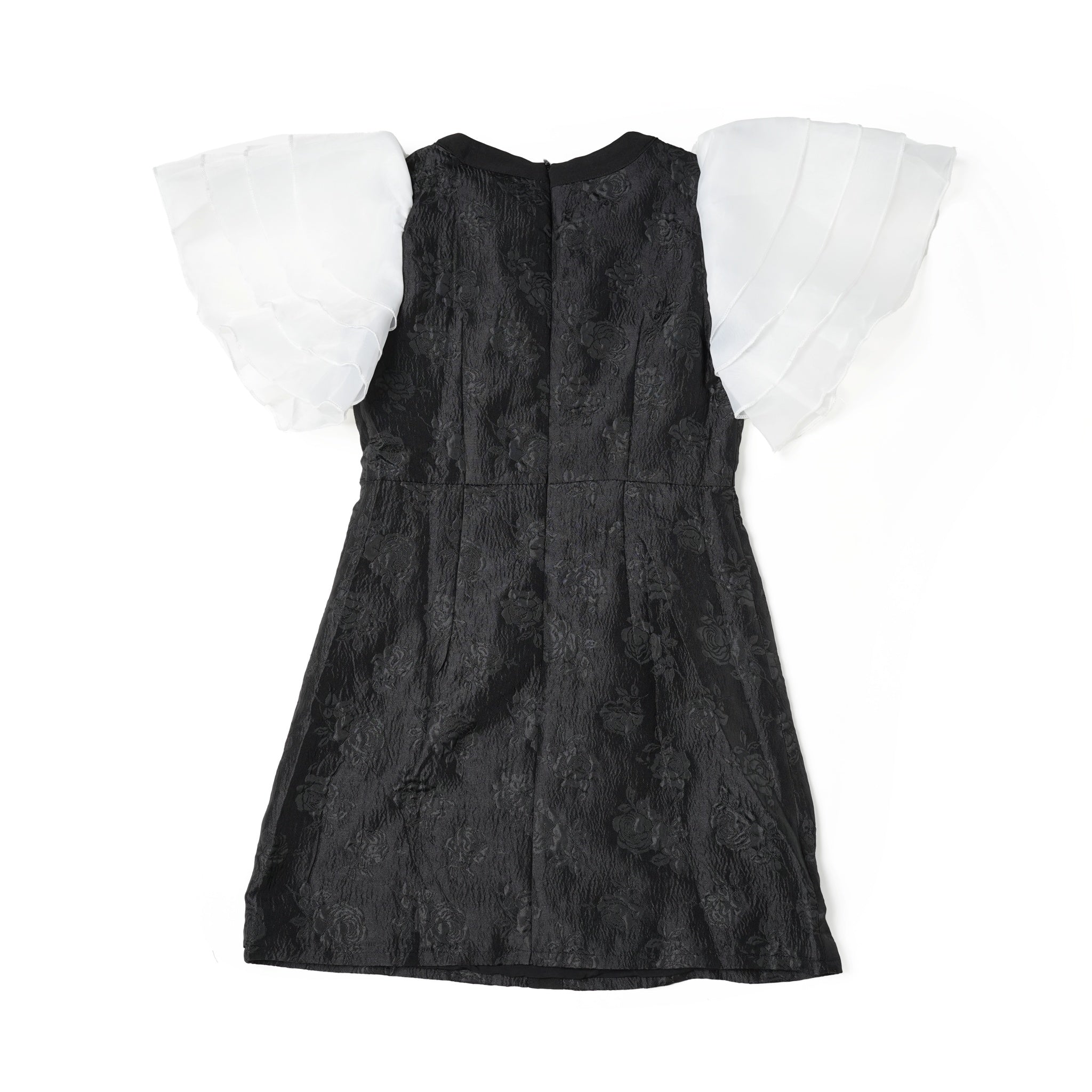 No:28SJ02DR1905BLK | Name:Dahlia Jacquard Mini Dress | Color:Black【SISTER JANE_シスタージェーン】