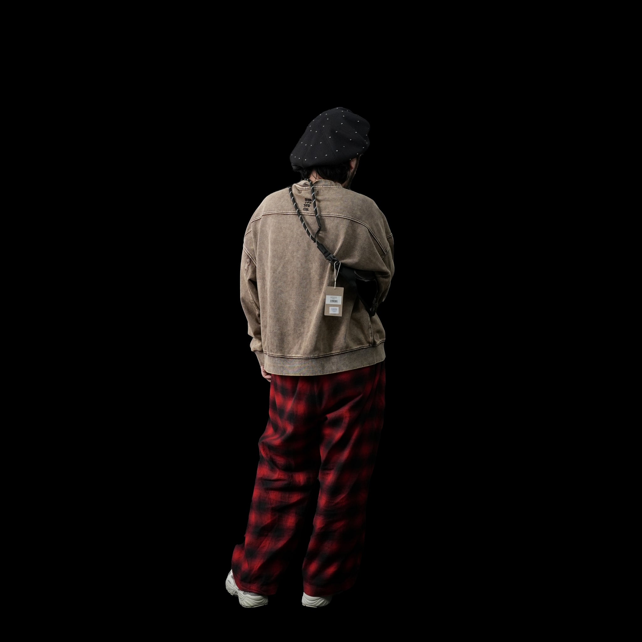No:NLA203L01 | Name:ECO CANVAS MOON SHOULDER | Color:Black/Beige【New Life Project_ニューライフプロジェクト】