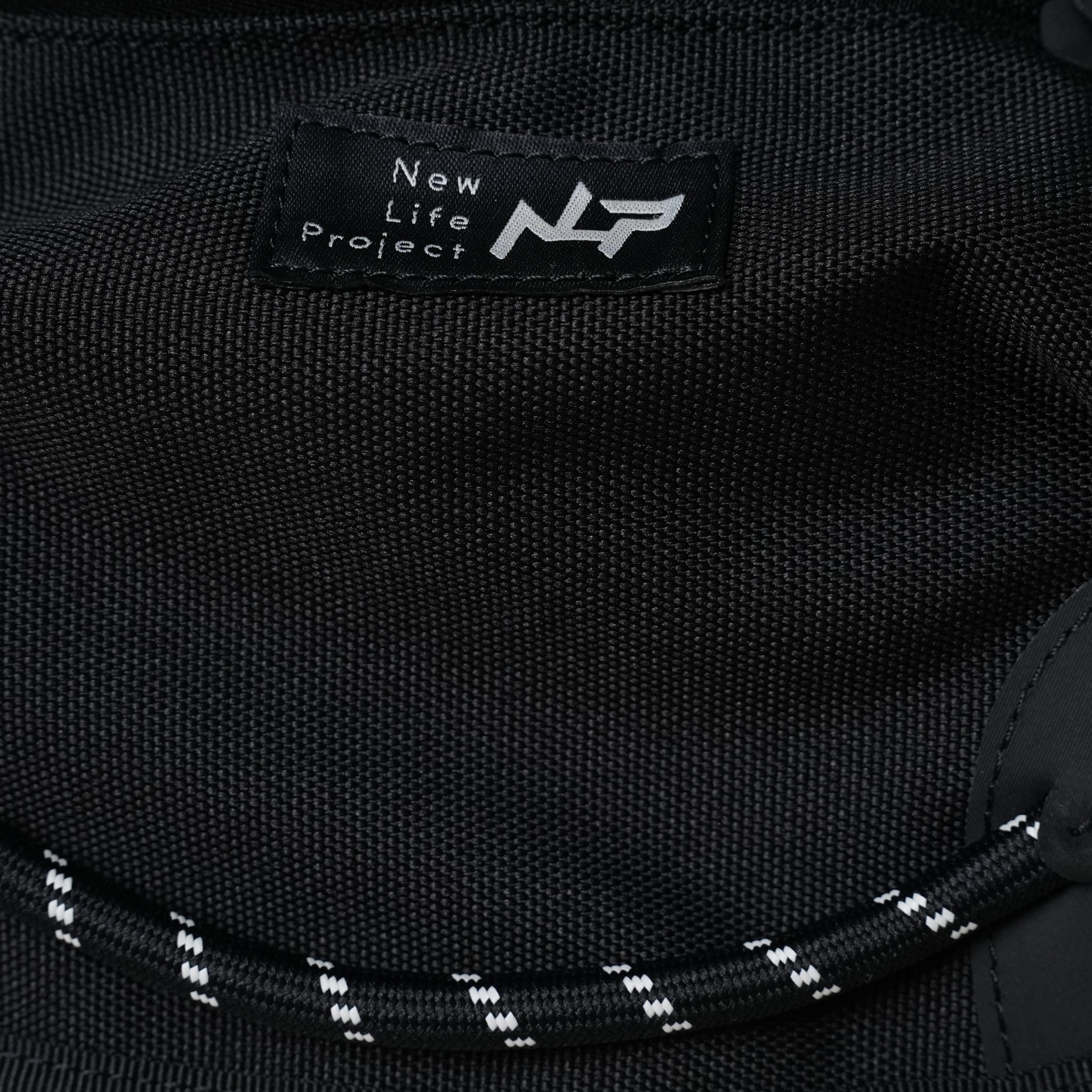 No:NLA203L01 | Name:ECO CANVAS MOON SHOULDER | Color:Black/Beige【New Life Project_ニューライフプロジェクト】