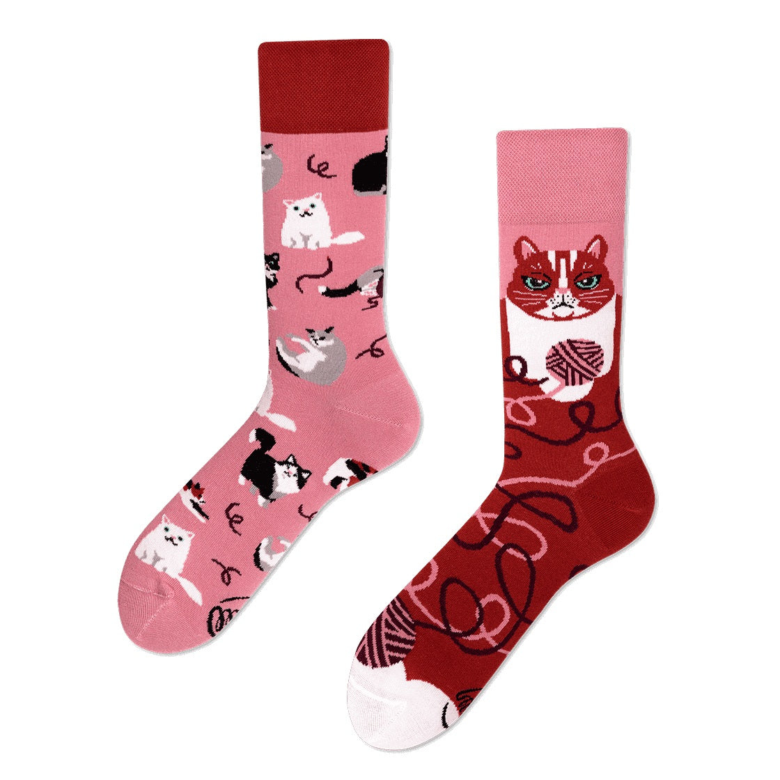 many mornings reguler socks / Playful Cat【many mornings メニ―モーニングス】【ネコポス選択可能】