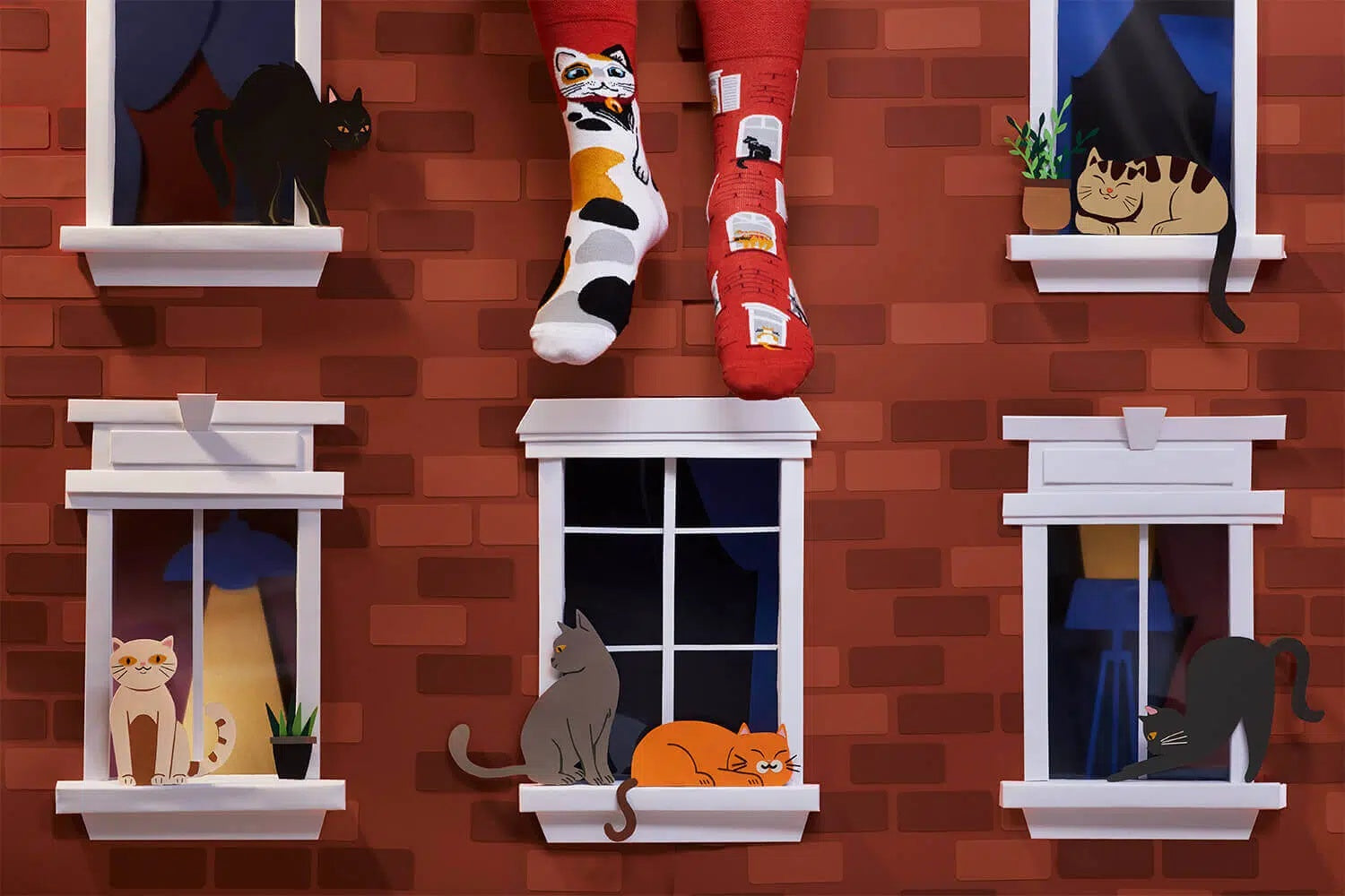 reguler socks / City Cat 【many mornings メニ―モーニングス】【ネコポス選択可能】