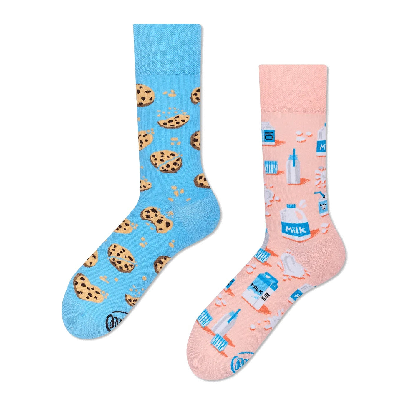 reguler socks / Milk & Cookies 【many mornings メニ―モーニングス】【ネコポス選択可能】