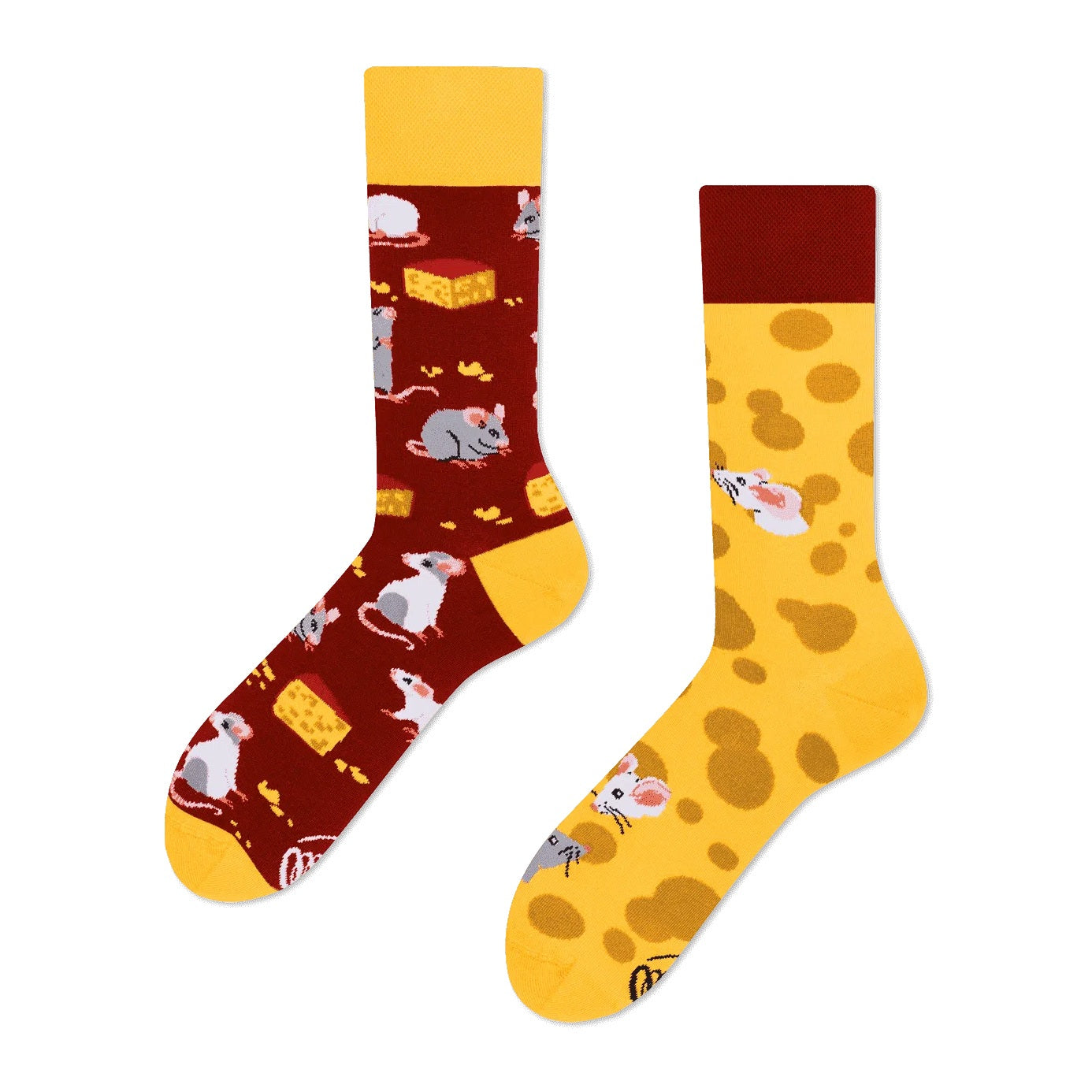 many mornings reguler socks / Mouse & Cheese【many mornings メニ―モーニングス】【ネコポス選択可能】