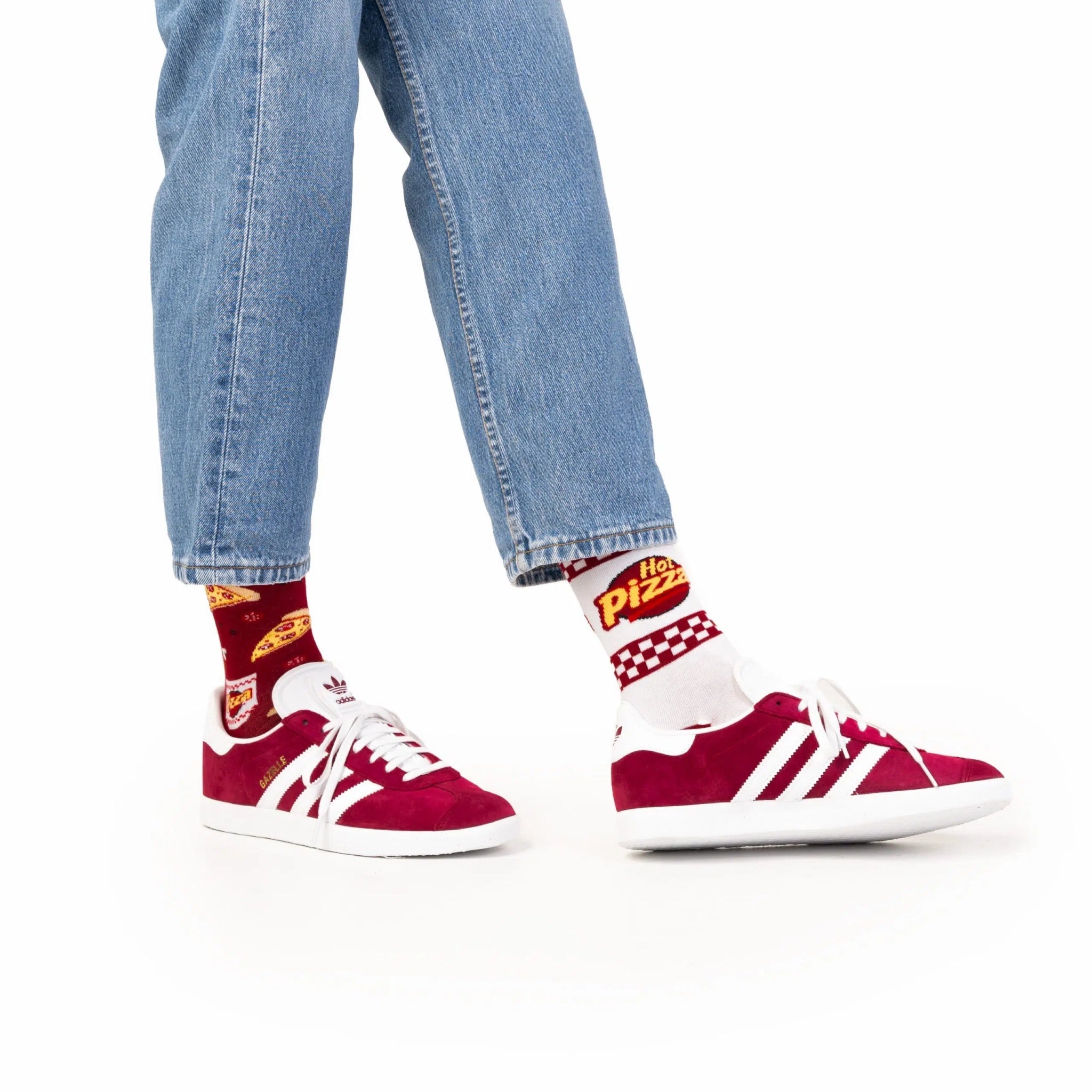 many mornings reguler socks /Pizza Slice / 【MANY MORNINGS_メニ―モーニングス】【ネコポス選択可能】
