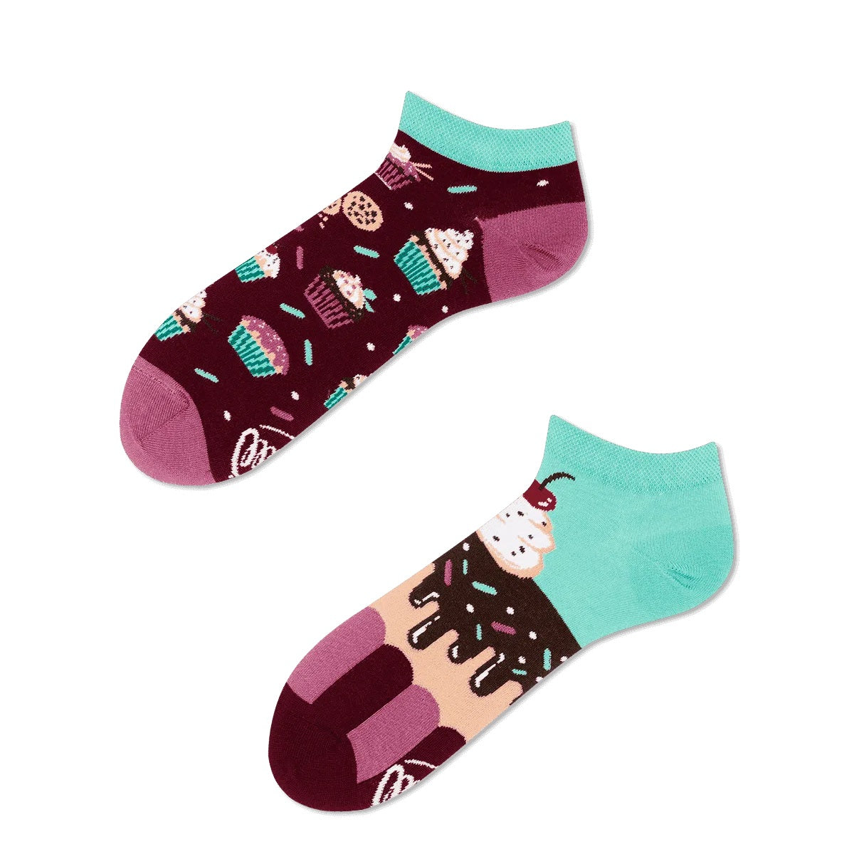 many mornings low socks /The Cupcake/ 【MANY MORNINGS_メニ―モーニングス】【ネコポス選択可能】