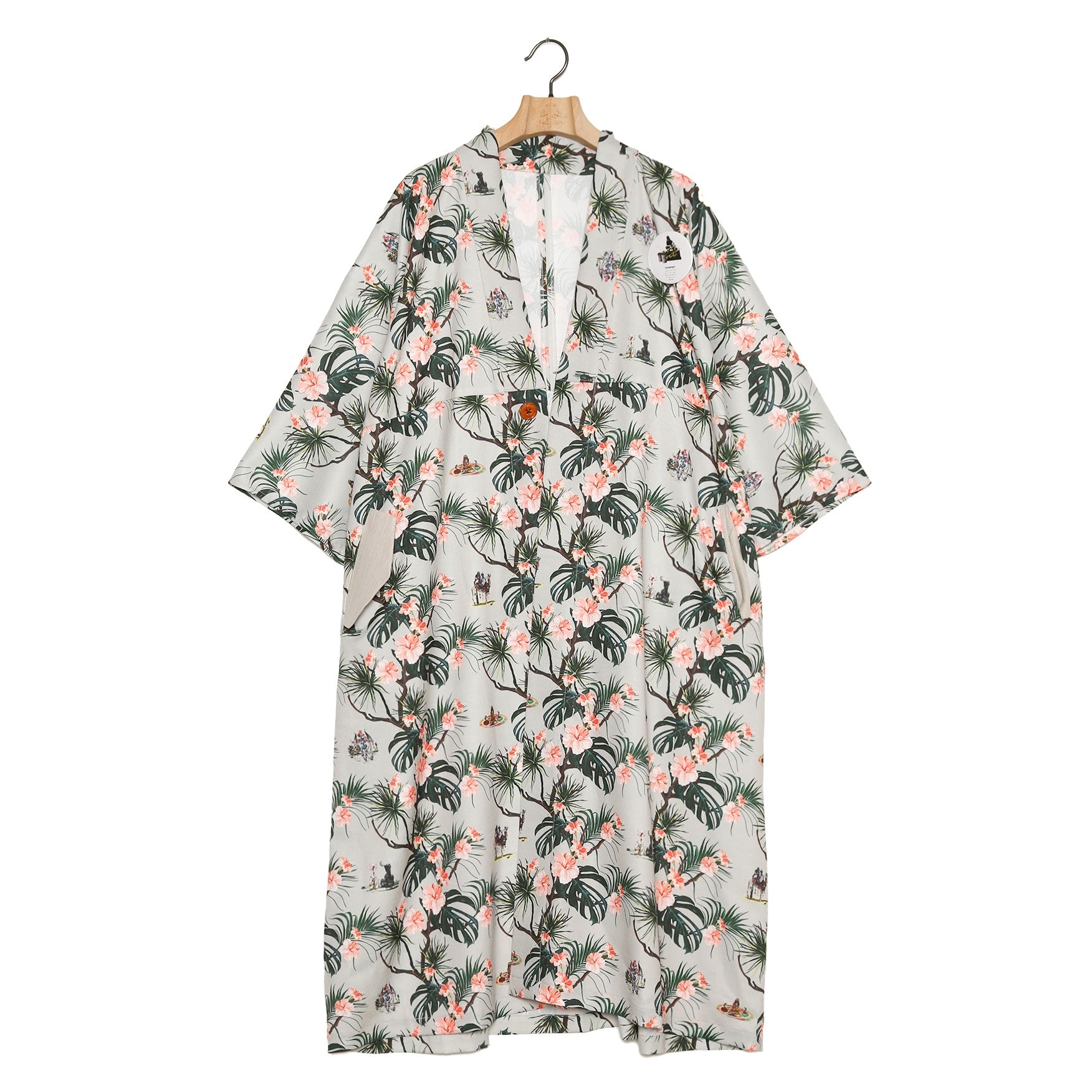 No:SF24SS-05A | Name:Reflax(R) Carnival Aloha Yukata | Color:Beige【STOF_ストフ】【archive】