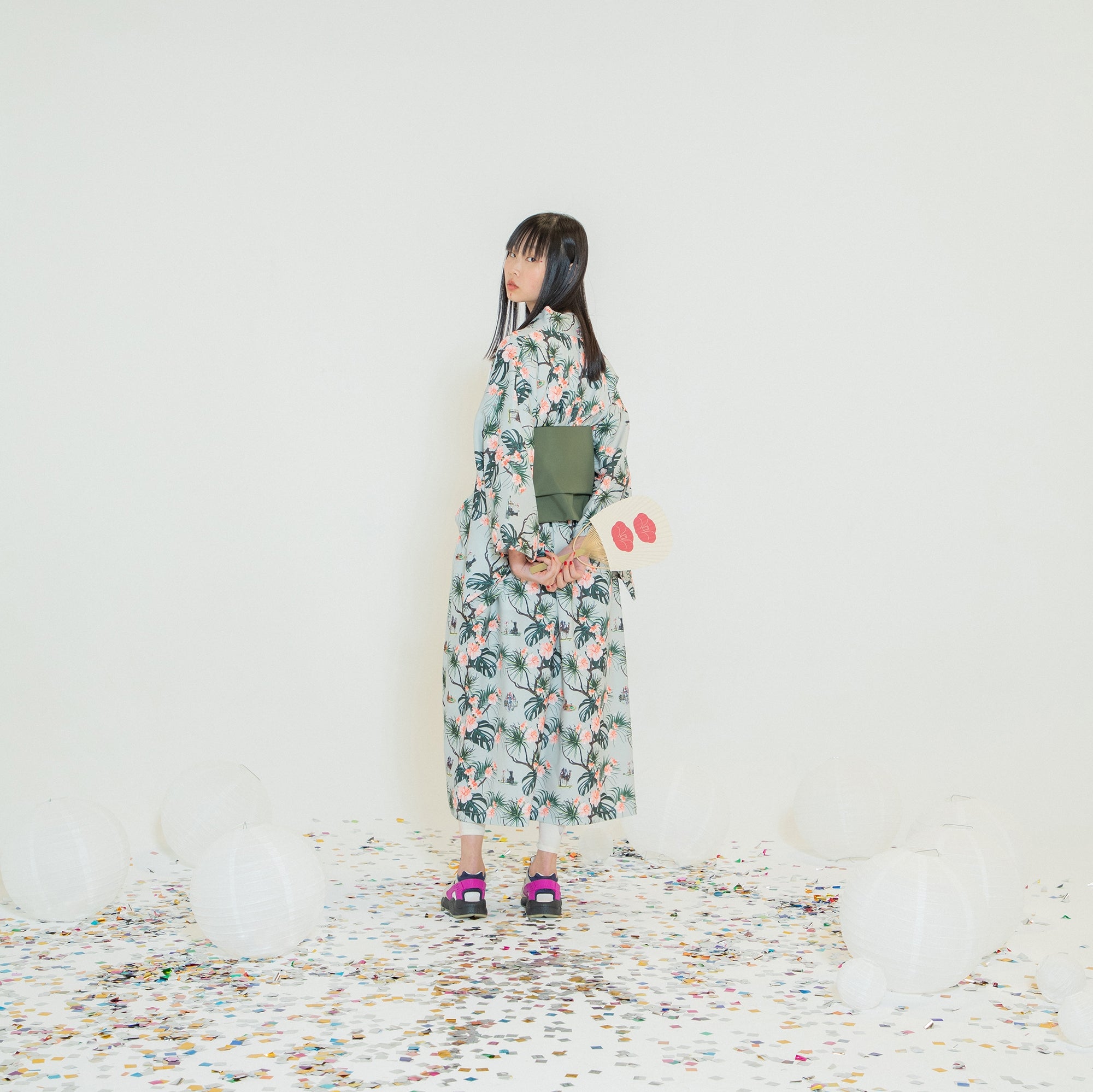 No:SF24SS-05A | Name:Reflax(R) Carnival Aloha Yukata | Color:Beige【STOF_ストフ】【archive】