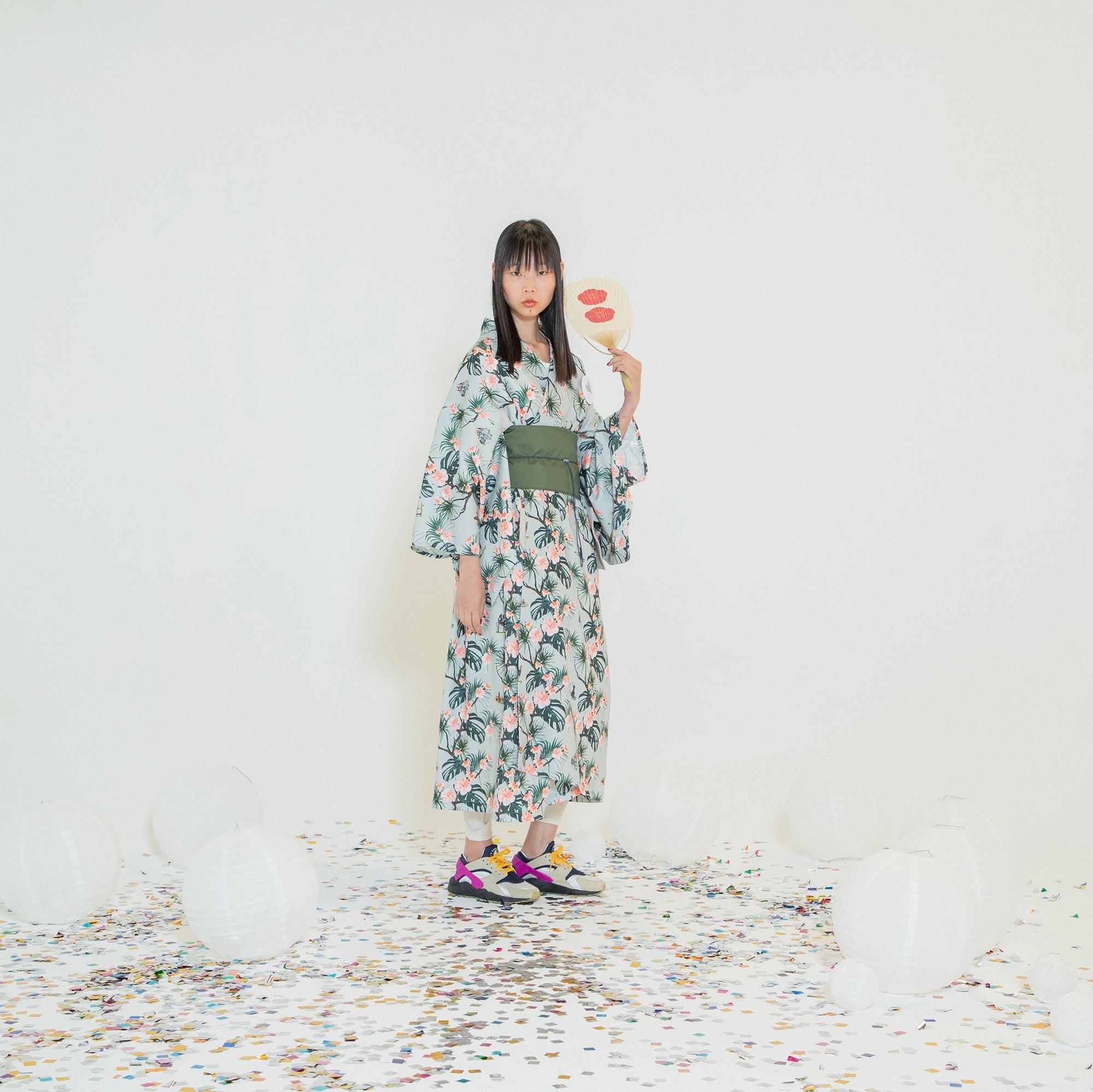 No:SF24SS-05A | Name:Reflax(R) Carnival Aloha Yukata | Color:Beige【STOF_ストフ】【archive】