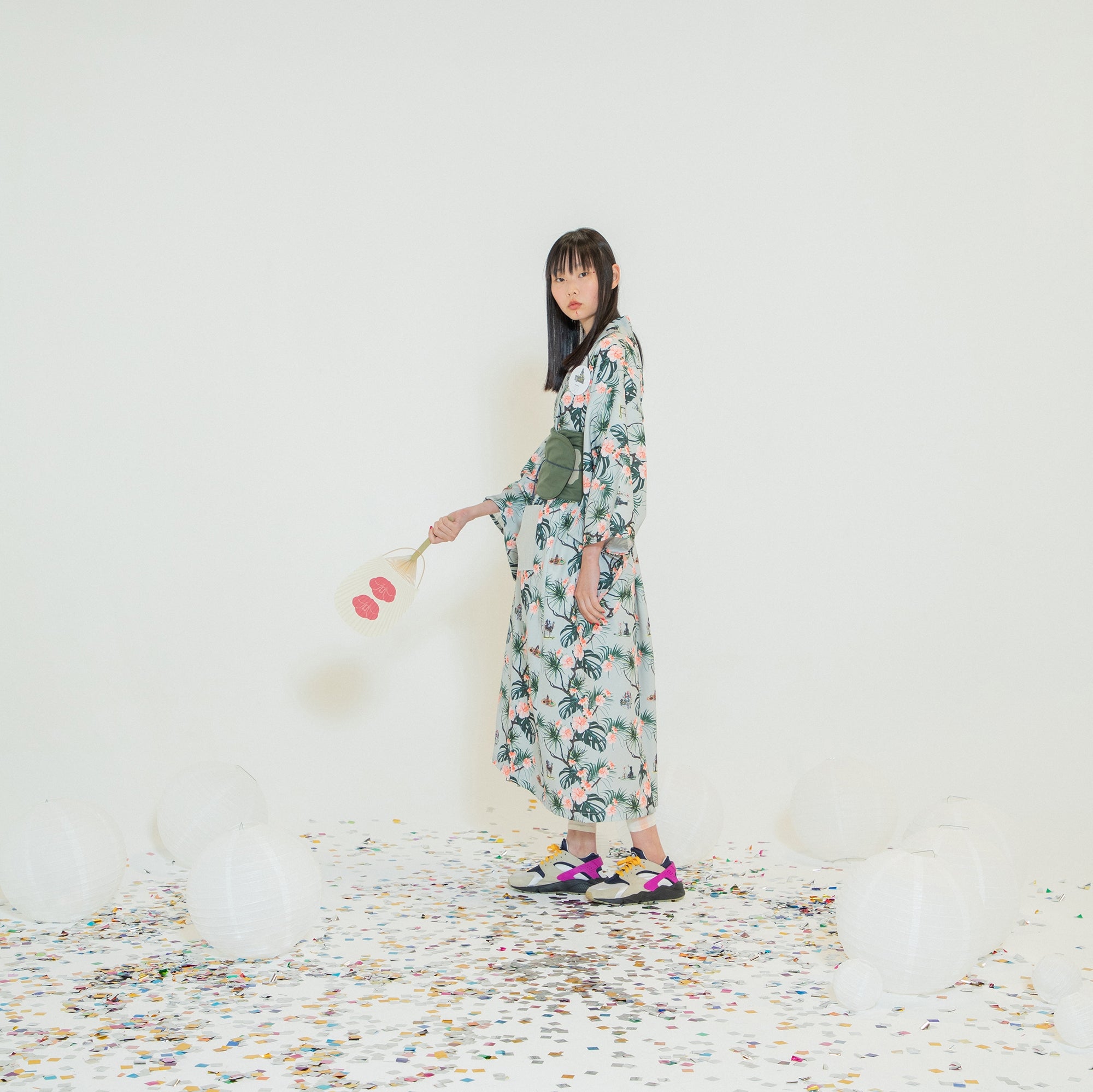 No:SF24SS-05A | Name:Reflax(R) Carnival Aloha Yukata | Color:Beige【STOF_ストフ】【archive】